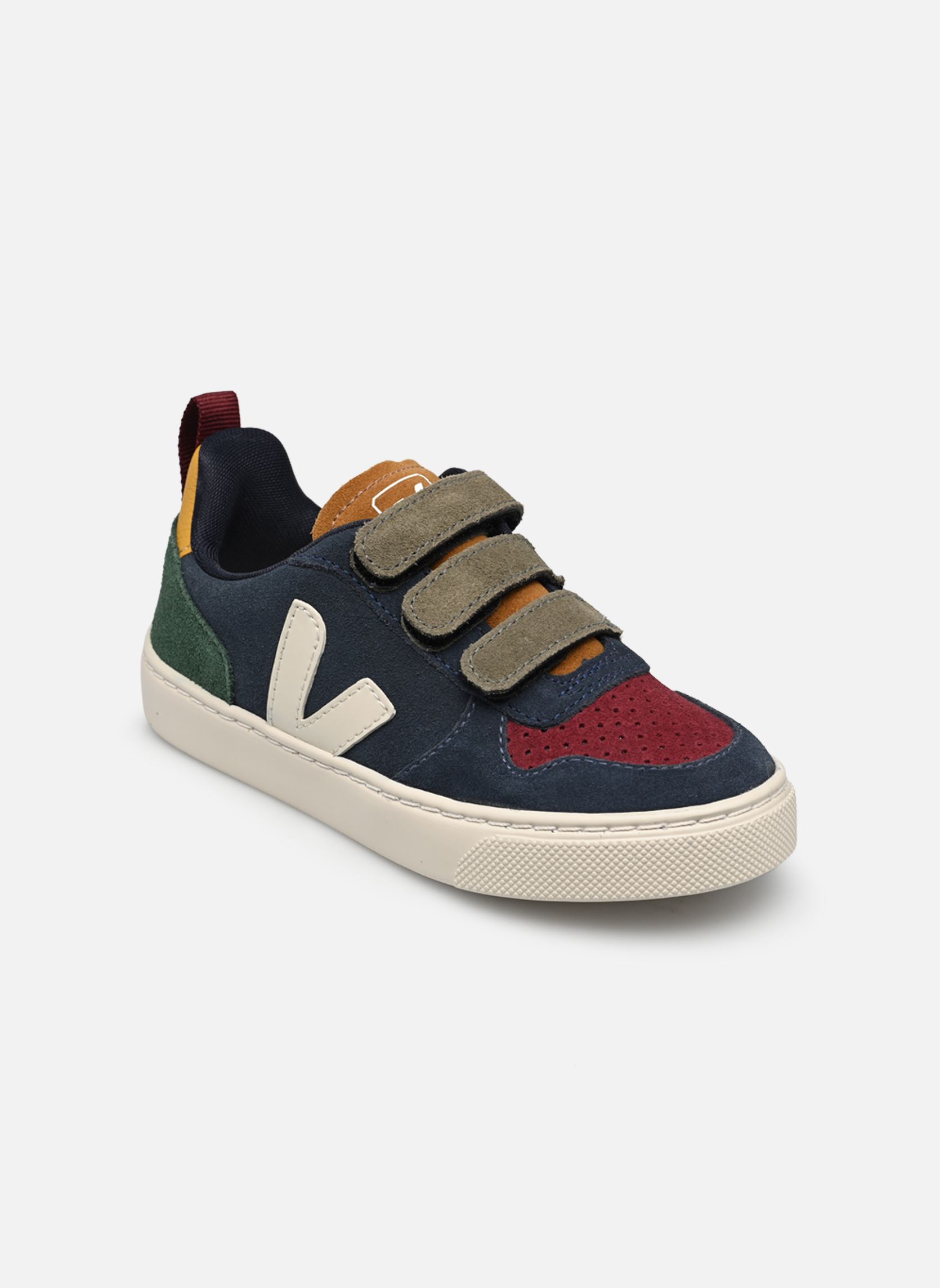 Baskets basses Small V-10 Velcro Suede multicolore Veja Baskets basses Small V-10 Velcro Suede multicolore MULTICO NAUTICO