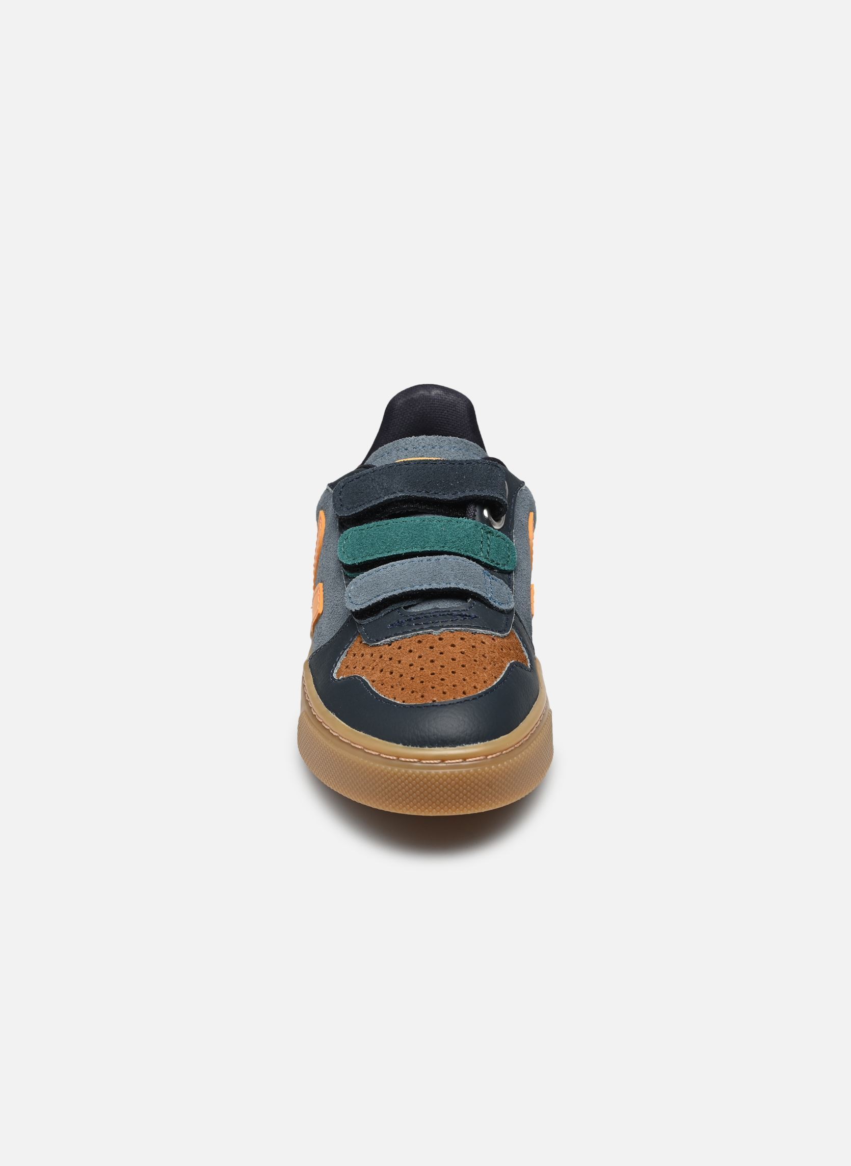 Baskets basses Small V-10 Velcro Suede garçon bleu Veja Baskets basses Small V-10 Velcro Suede garçon bleu CALIFORNIA_OURO_NATURAL