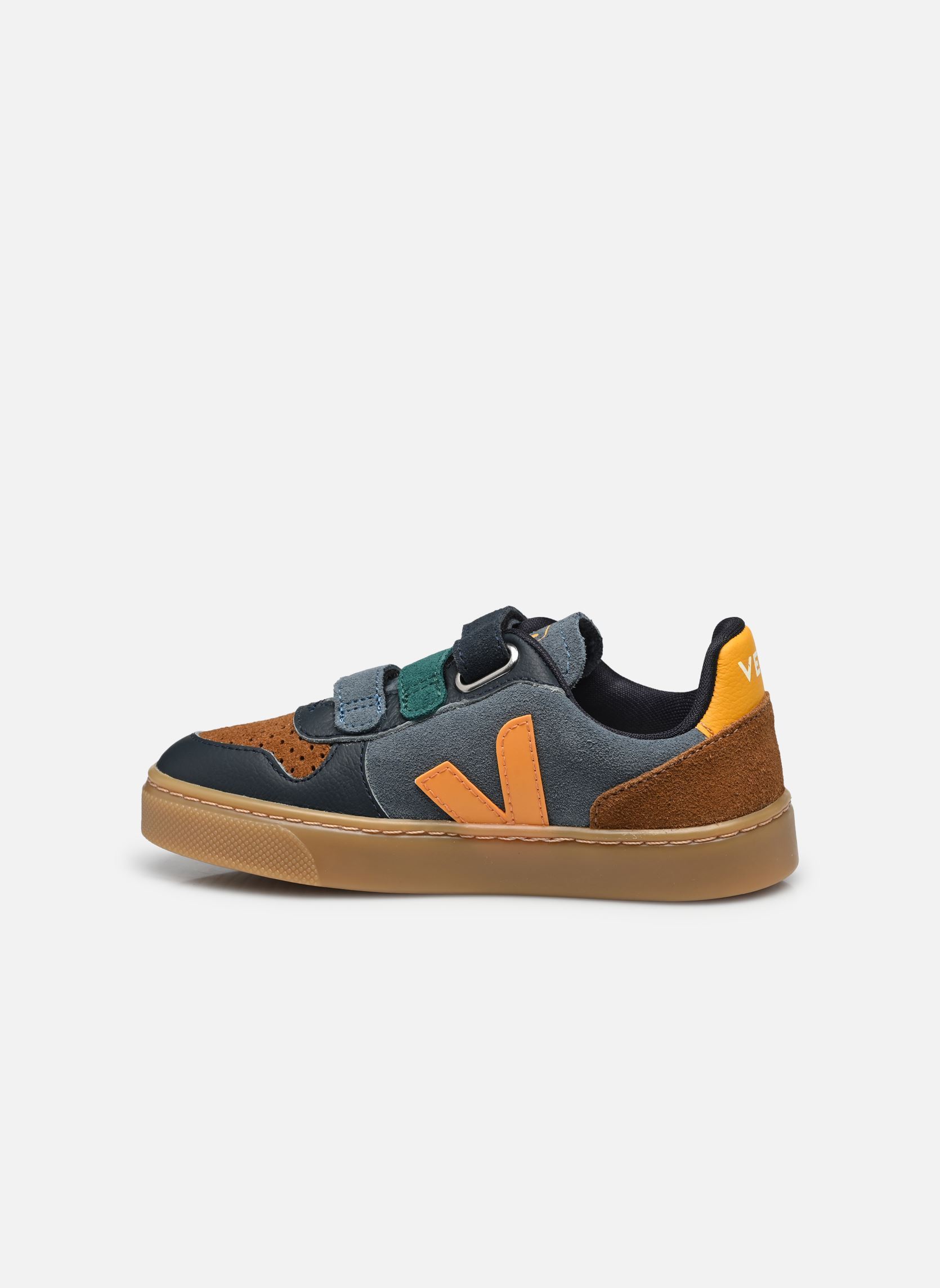 Baskets basses Small V-10 Velcro Suede garçon bleu Veja Baskets basses Small V-10 Velcro Suede garçon bleu CALIFORNIA_OURO_NATURAL