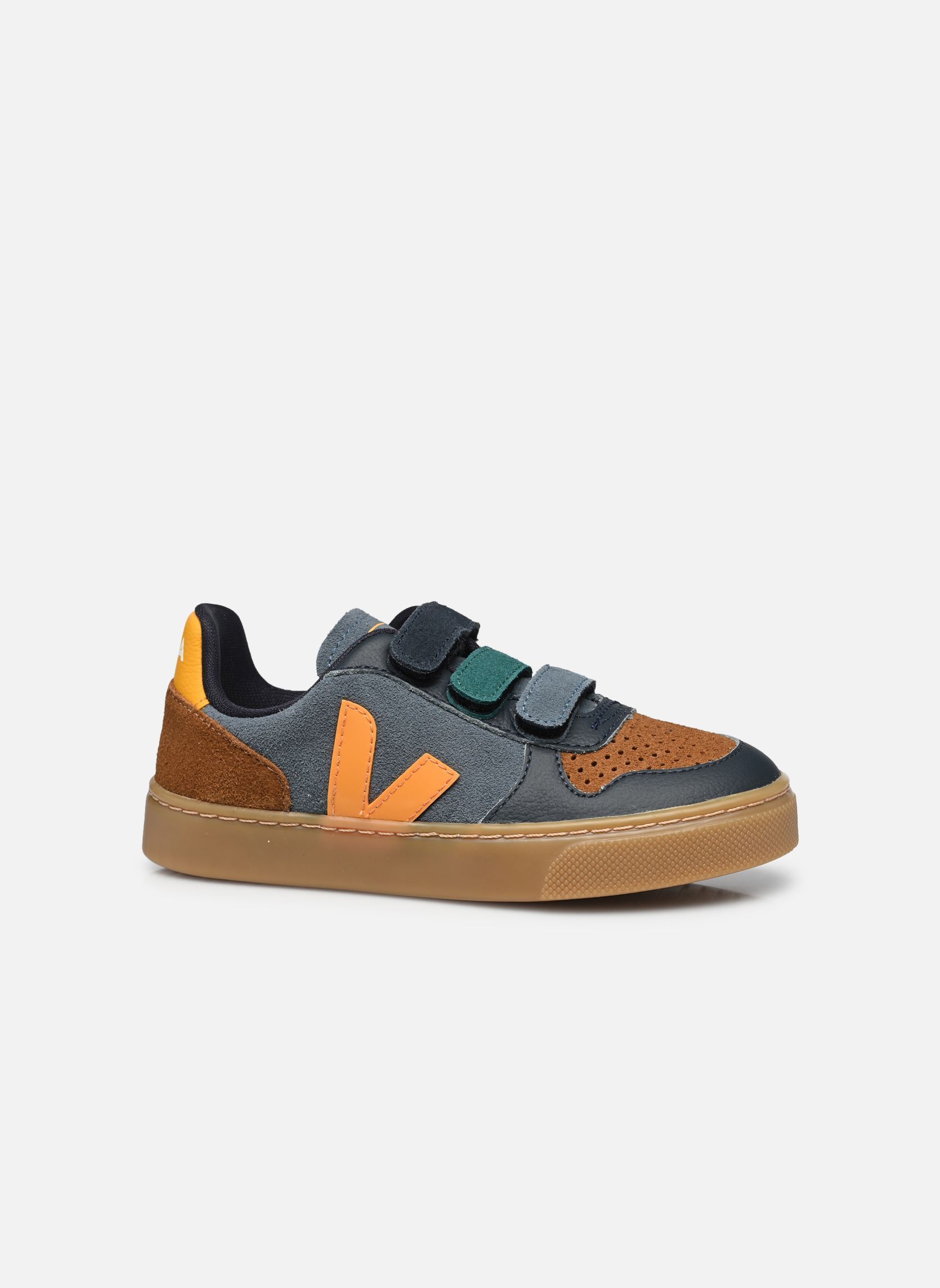 Baskets basses Small V-10 Velcro Suede garçon bleu Veja Baskets basses Small V-10 Velcro Suede garçon bleu CALIFORNIA_OURO_NATURAL