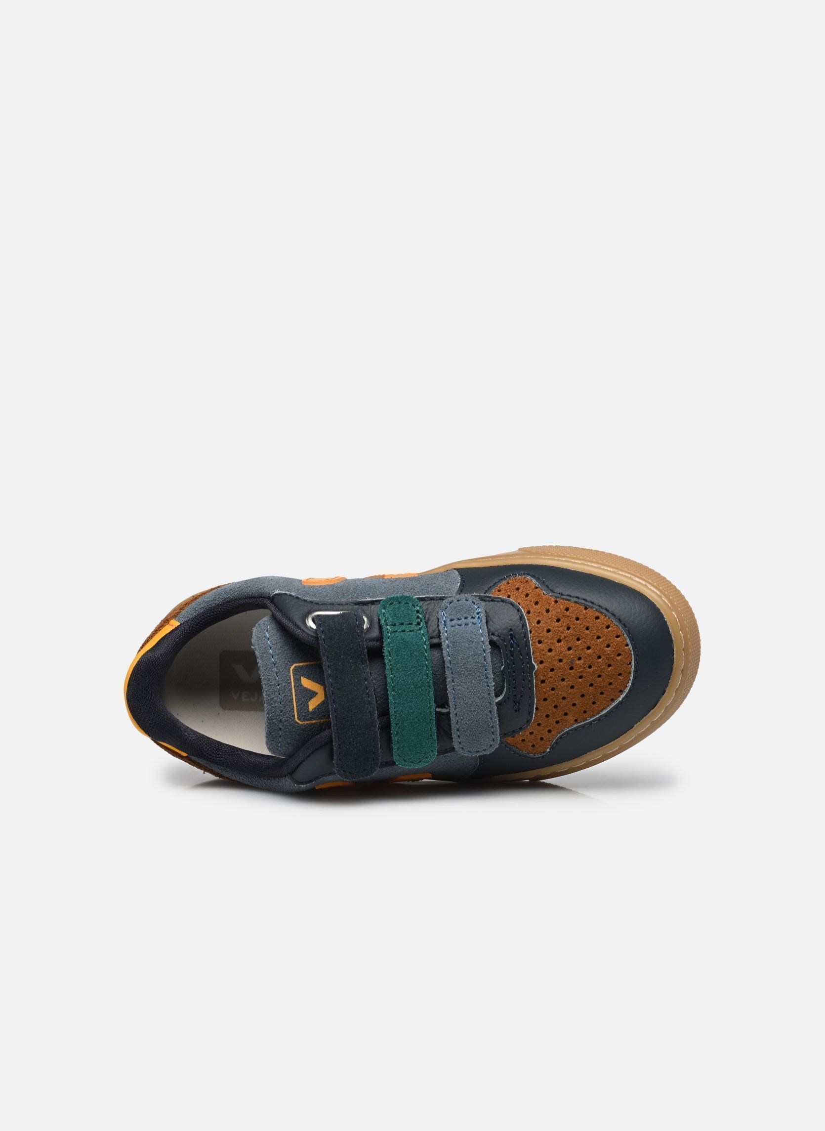 Baskets basses Small V-10 Velcro Suede garçon bleu Veja Baskets basses Small V-10 Velcro Suede garçon bleu CALIFORNIA_OURO_NATURAL