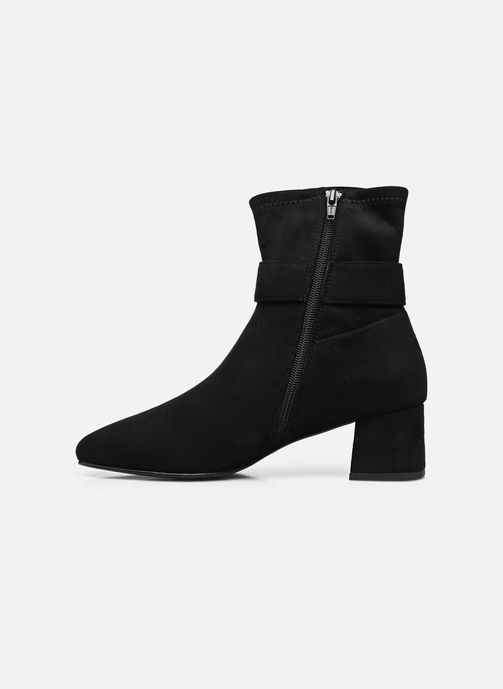 Niedrige Ankle Boots 1ADORABLE damen schwarz JB Martin Niedrige Ankle Boots 1ADORABLE damen schwarz TOILE SUEDE NOIR