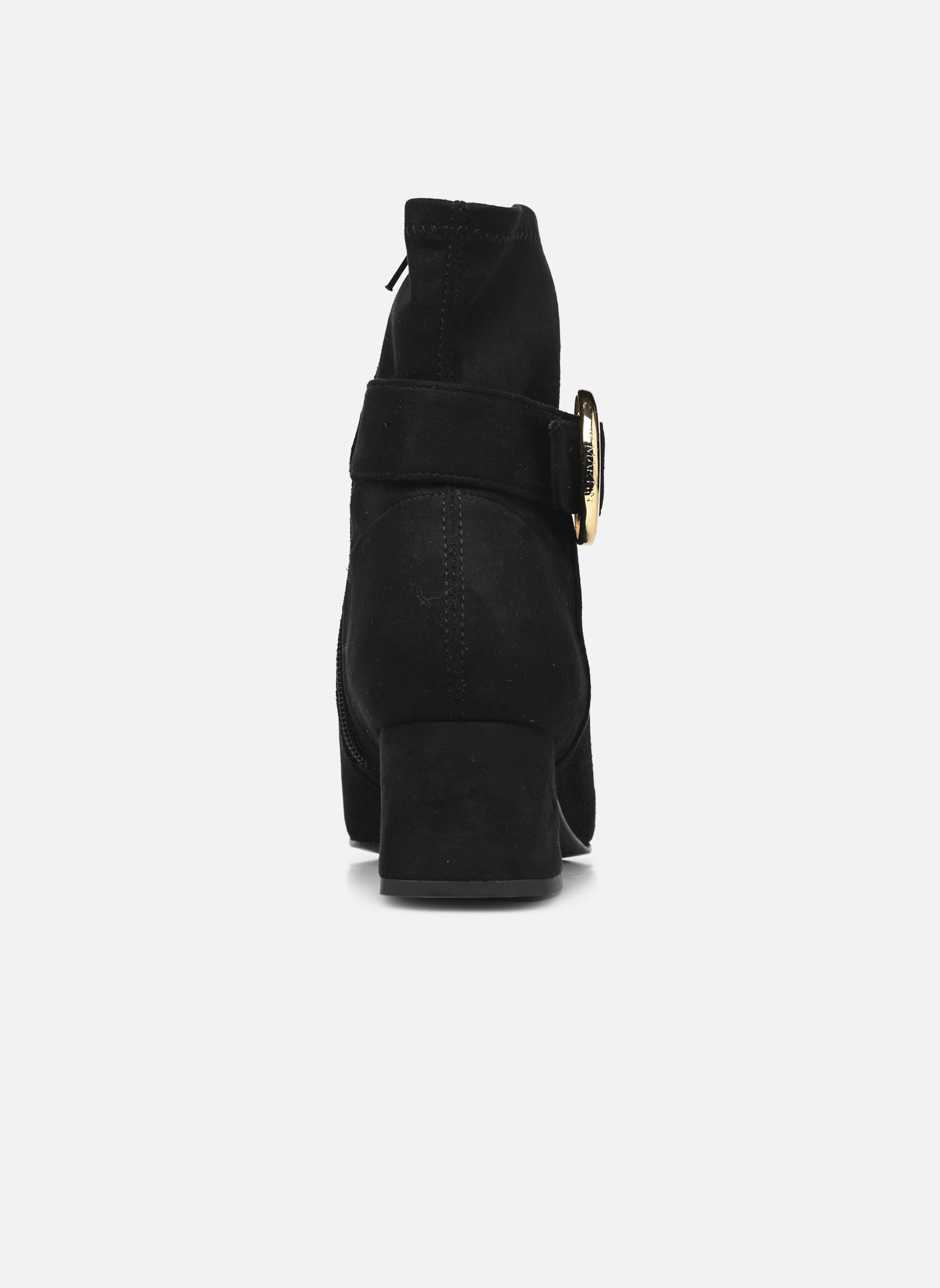 Niedrige Ankle Boots 1ADORABLE damen schwarz JB Martin Niedrige Ankle Boots 1ADORABLE damen schwarz TOILE SUEDE NOIR
