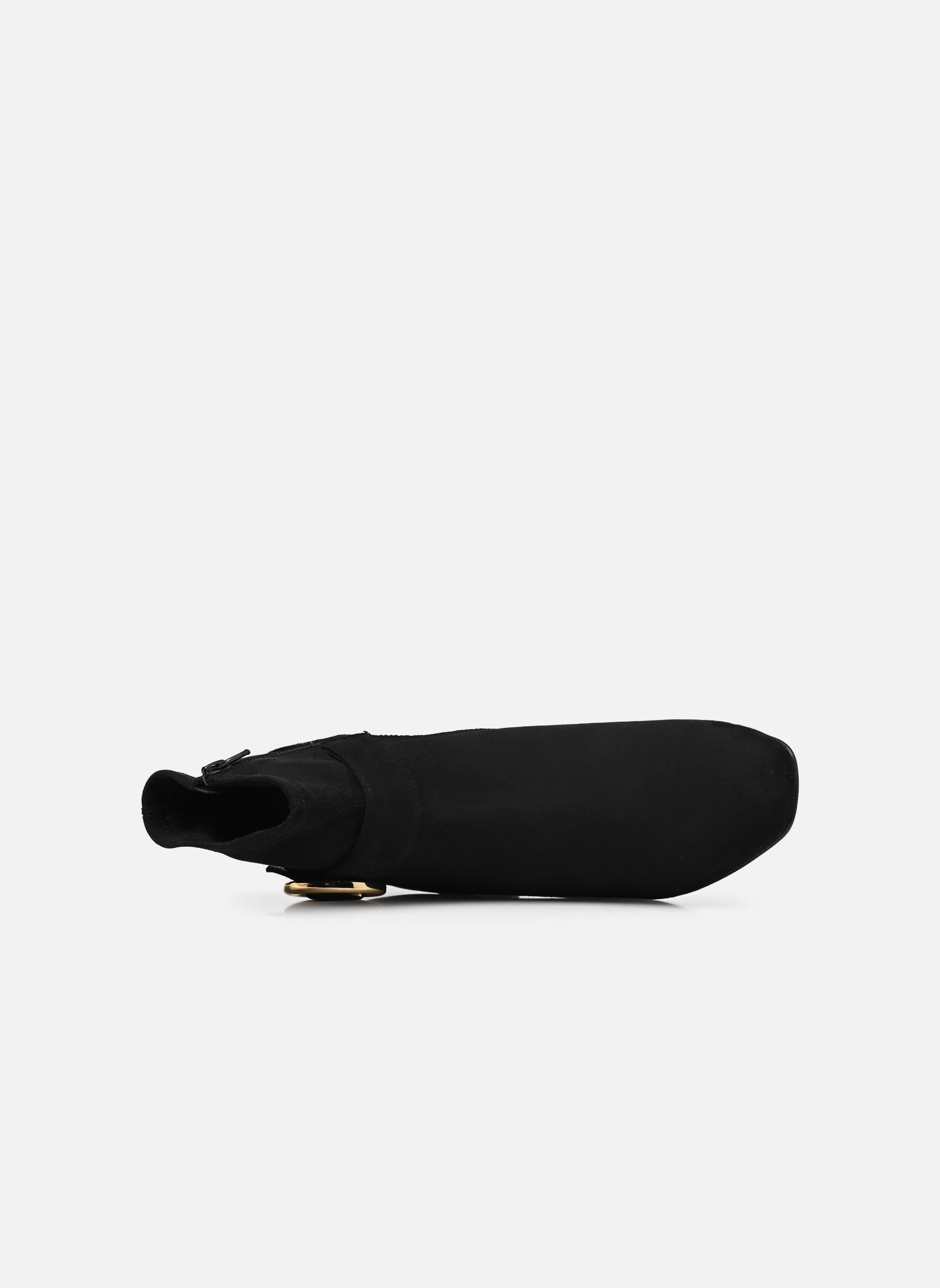 Niedrige Ankle Boots 1ADORABLE damen schwarz JB Martin Niedrige Ankle Boots 1ADORABLE damen schwarz TOILE SUEDE NOIR