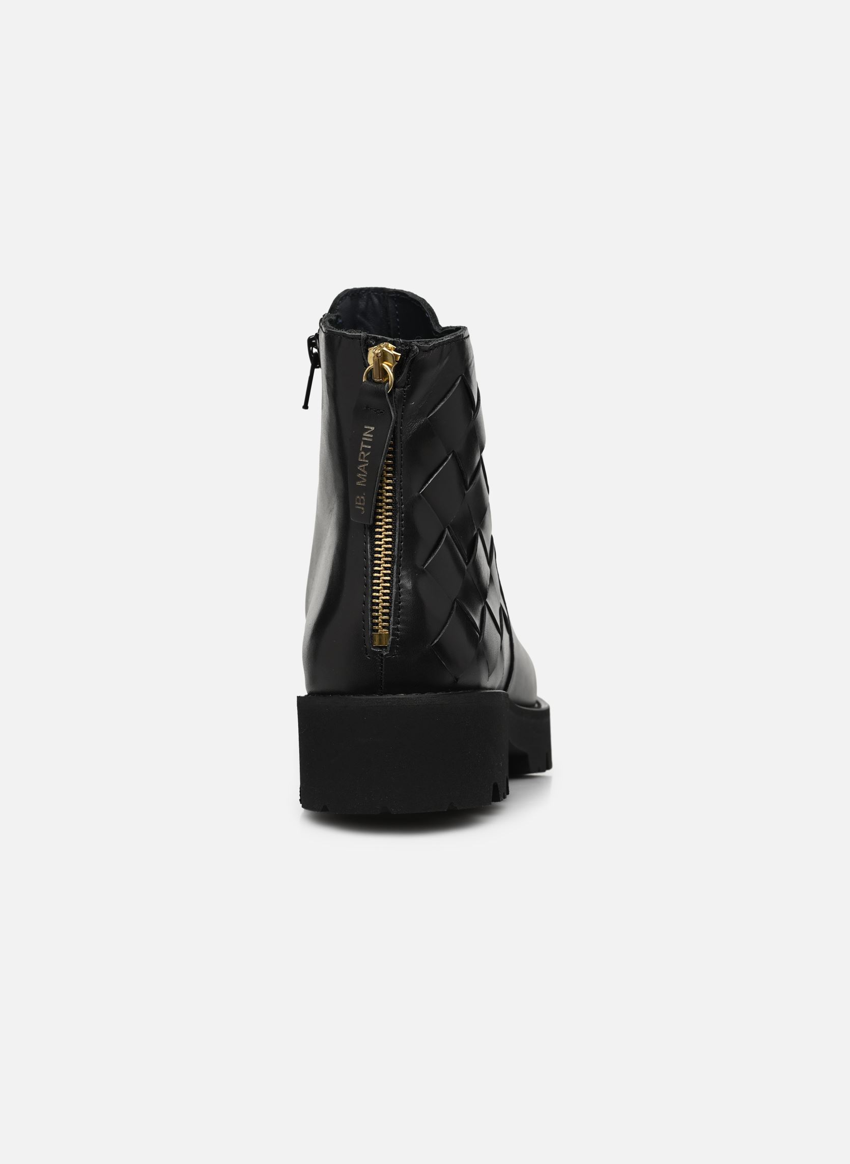 Niedrige Ankle Boots FLASH damen schwarz JB Martin Niedrige Ankle Boots FLASH damen schwarz Veau Noir