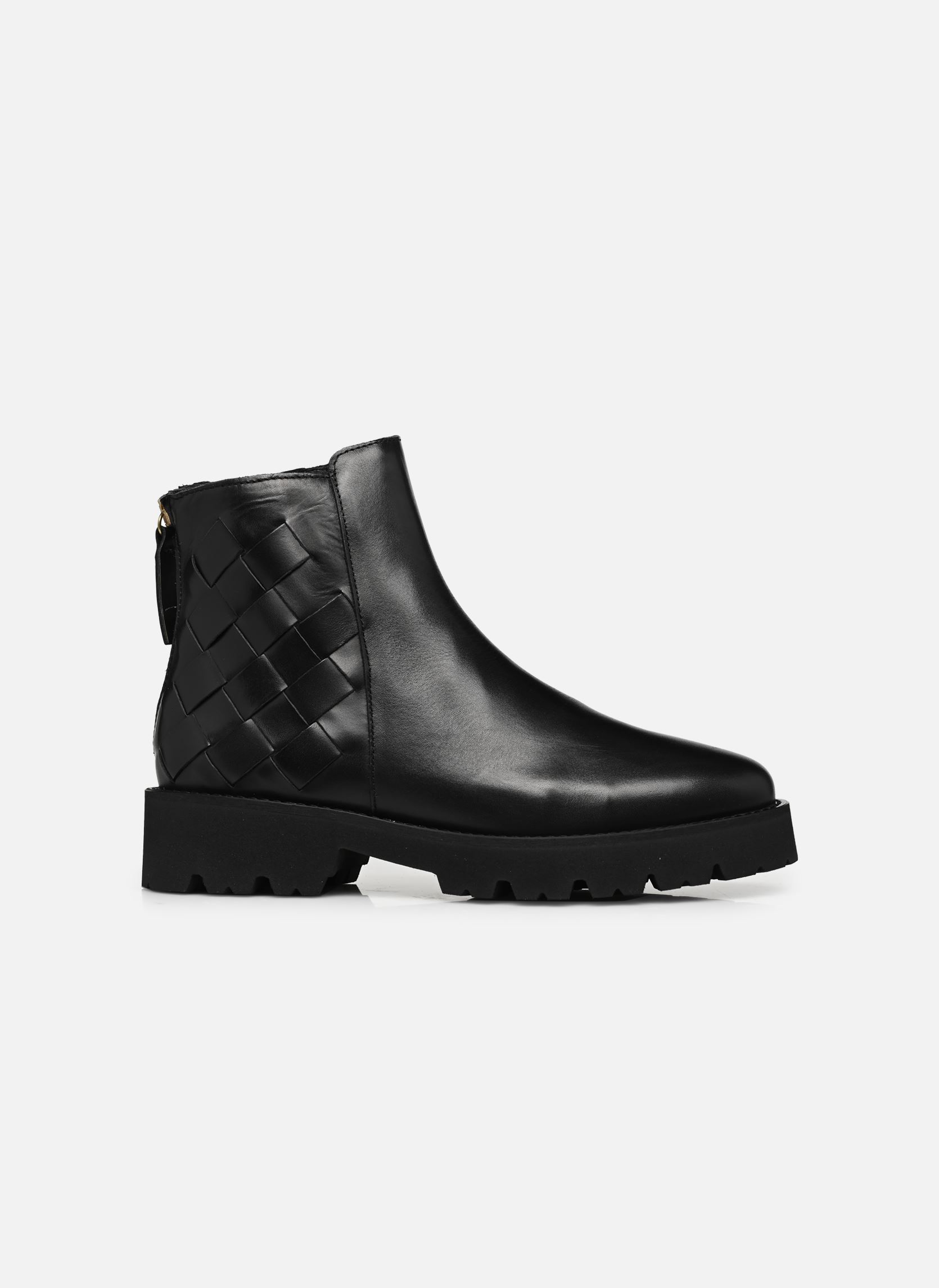 Niedrige Ankle Boots FLASH damen schwarz JB Martin Niedrige Ankle Boots FLASH damen schwarz Veau Noir