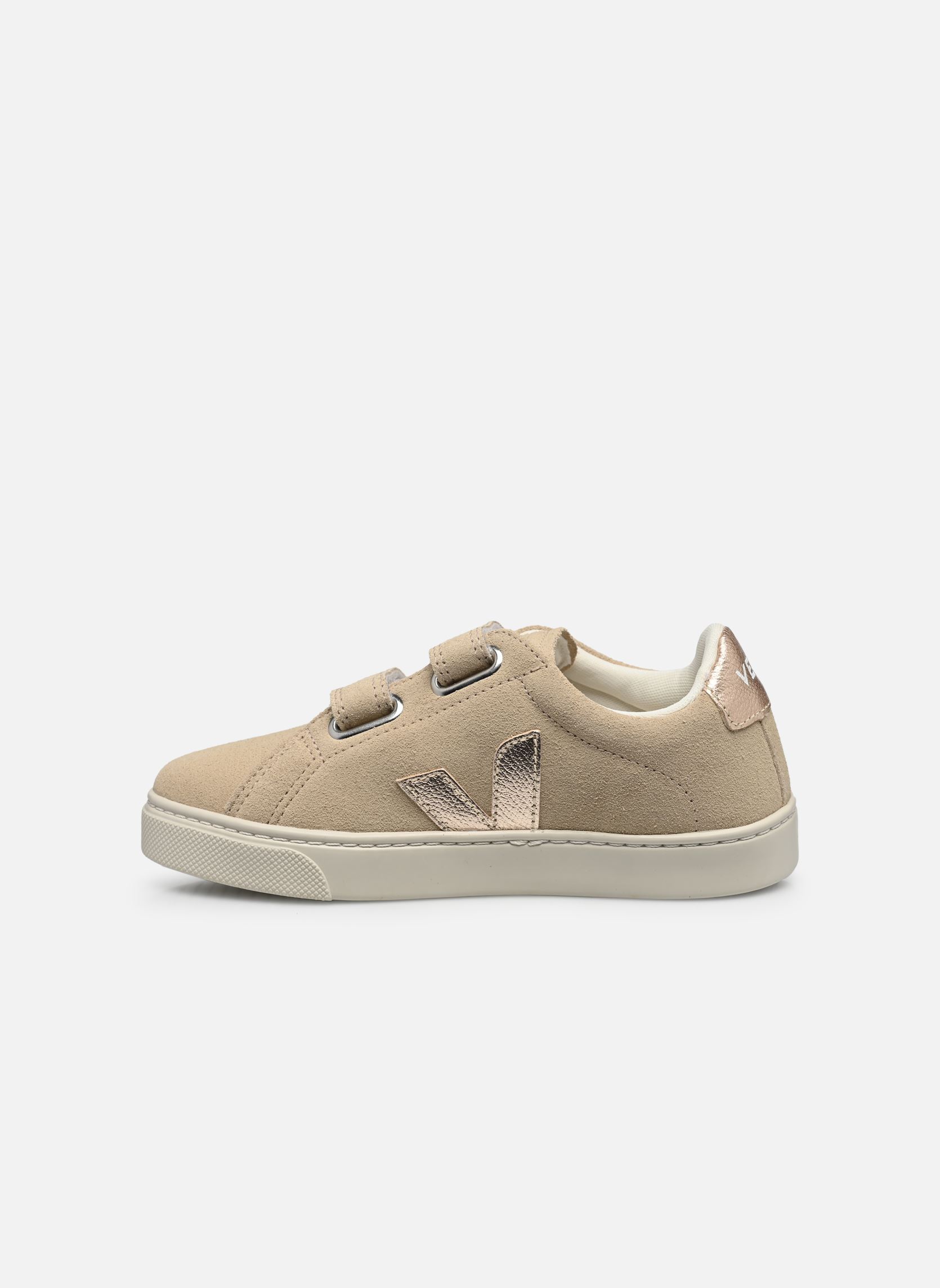 Baskets basses Small Esplar Suede fille beige Veja Baskets basses Small Esplar Suede fille beige Almond Platine