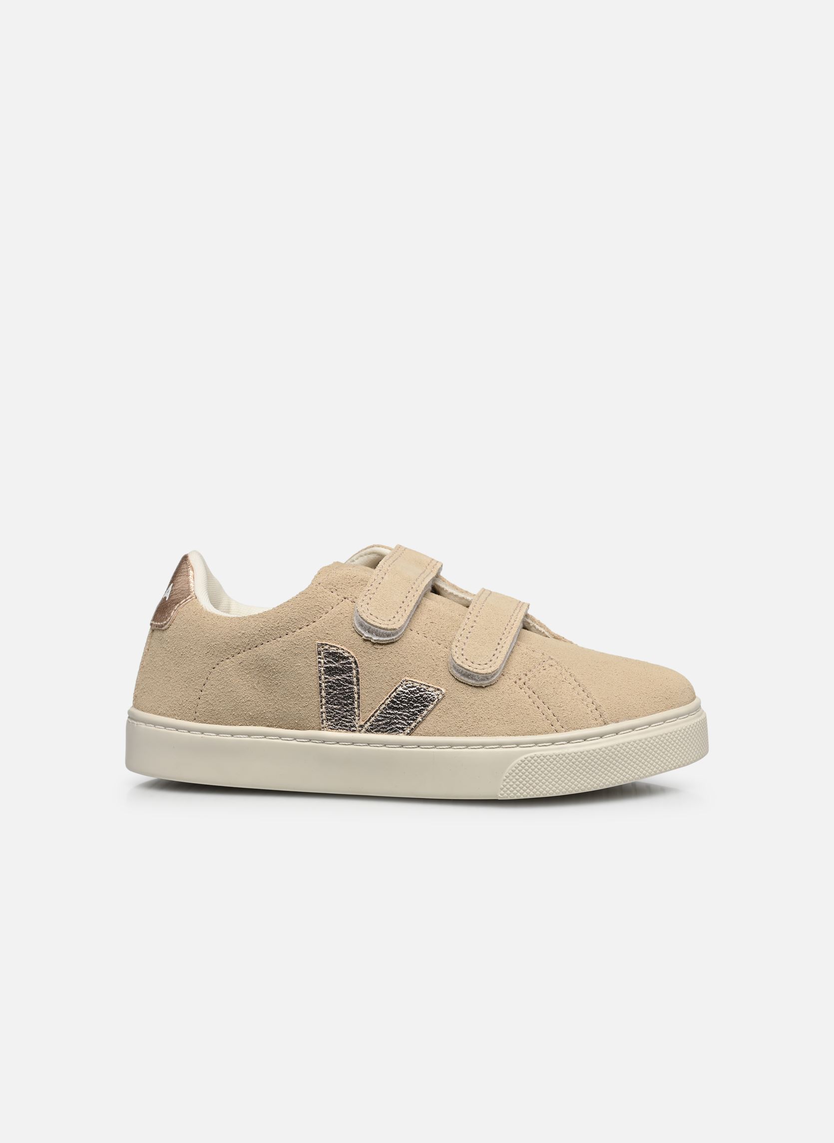 Baskets basses Small Esplar Suede fille beige Veja Baskets basses Small Esplar Suede fille beige Almond Platine
