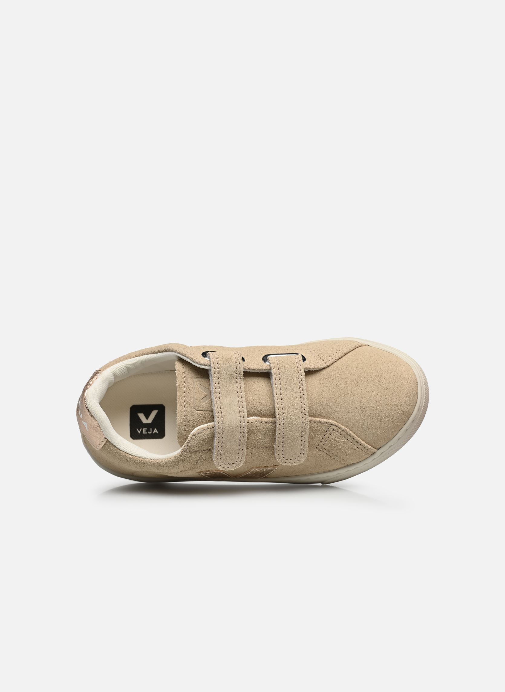 Baskets basses Small Esplar Suede fille beige Veja Baskets basses Small Esplar Suede fille beige Almond Platine