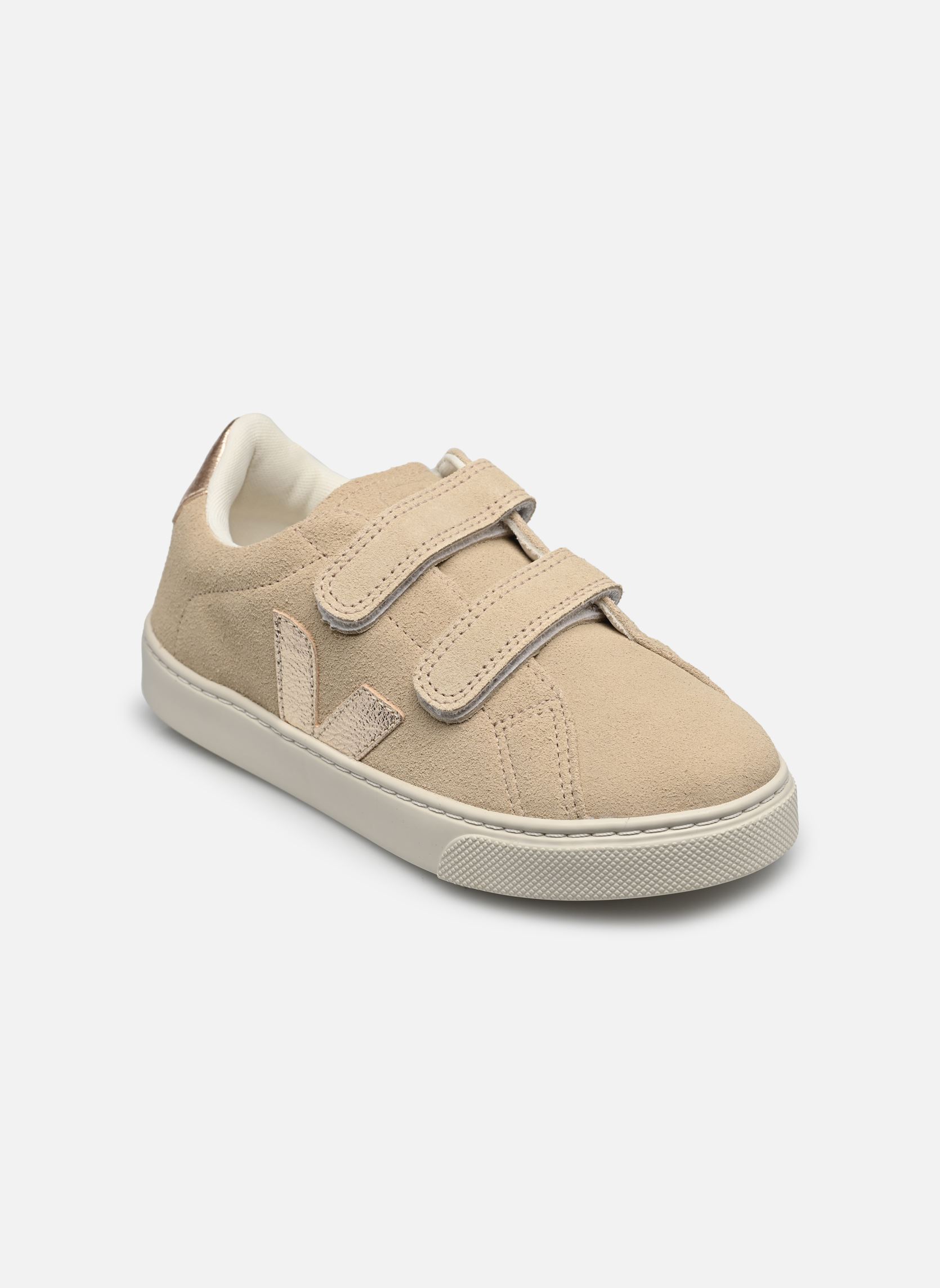 Baskets basses Small Esplar Suede fille beige Veja Baskets basses Small Esplar Suede fille beige Almond Platine