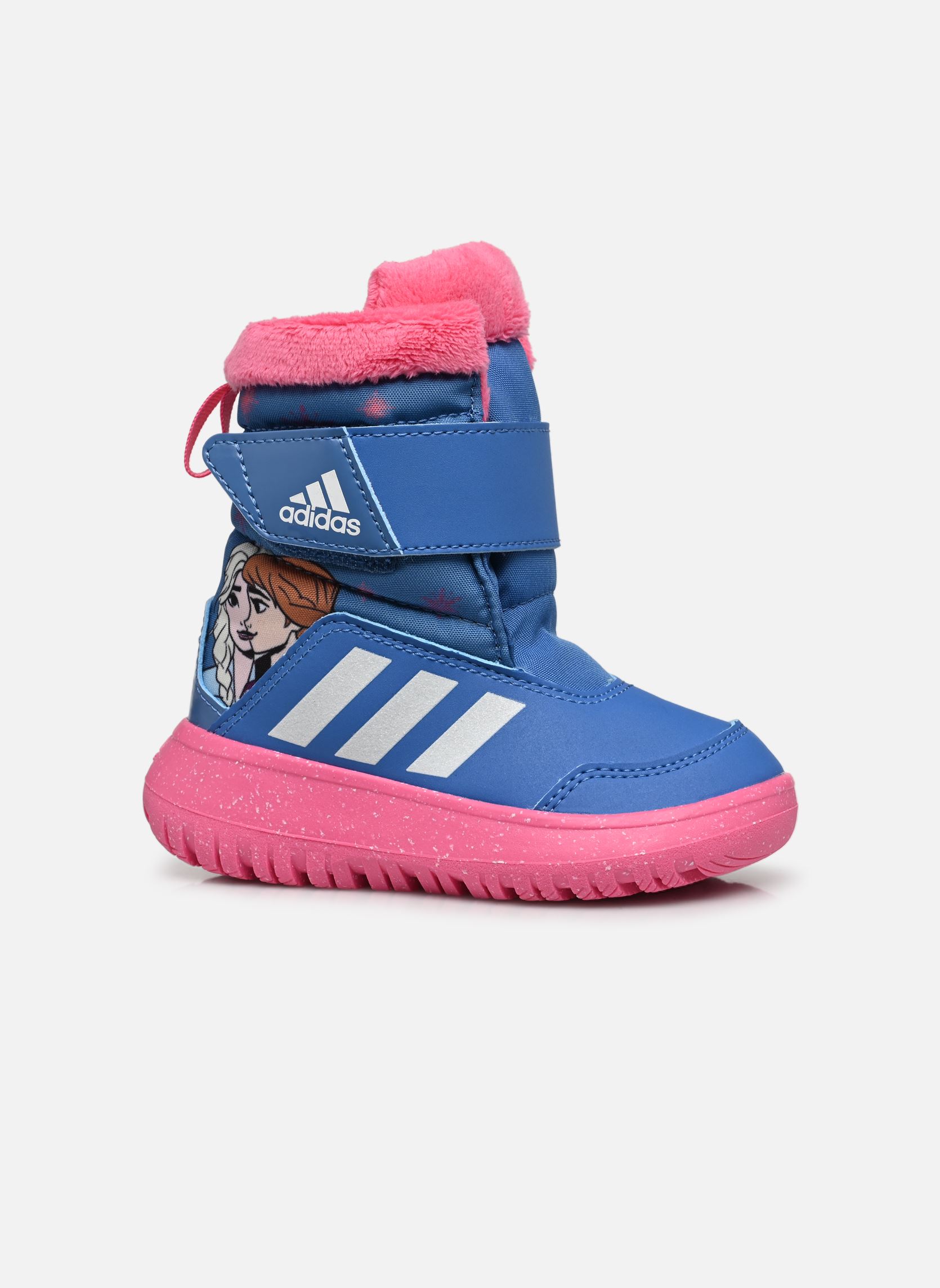 Bottes de neige Winterplay Frozen I fille bleu adidas performance Bottes de neige Winterplay Frozen I fille bleu Focblu/Ftwwht/Pulmag