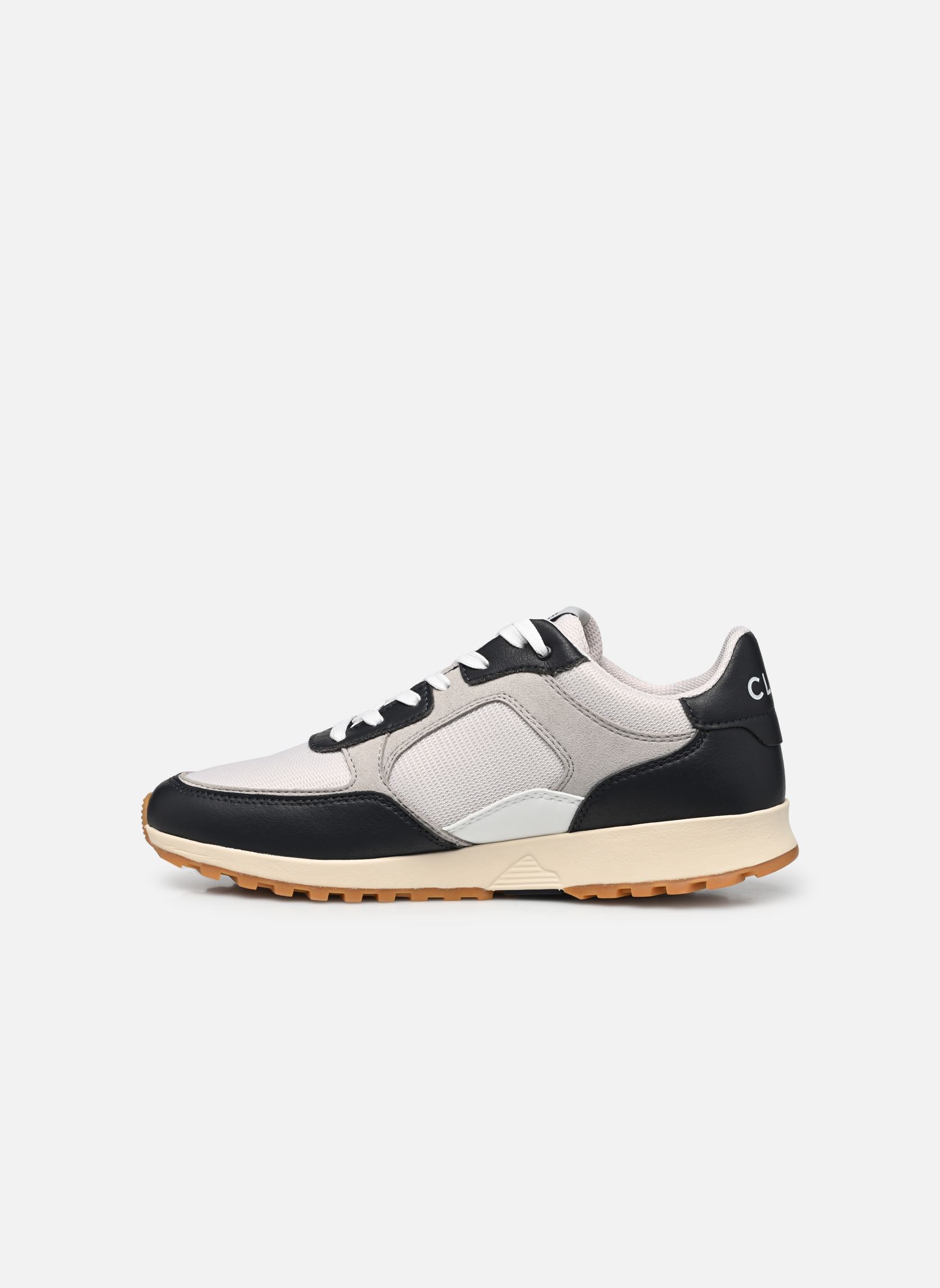 Niedrige Sneaker Joshua M herren weiß Clae Niedrige Sneaker Joshua M herren weiß NAVY WHITE MICROCHIP