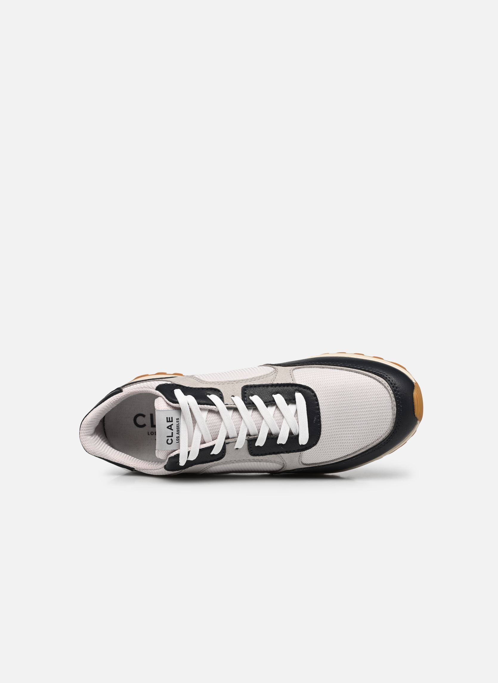 Niedrige Sneaker Joshua M herren weiß Clae Niedrige Sneaker Joshua M herren weiß NAVY WHITE MICROCHIP