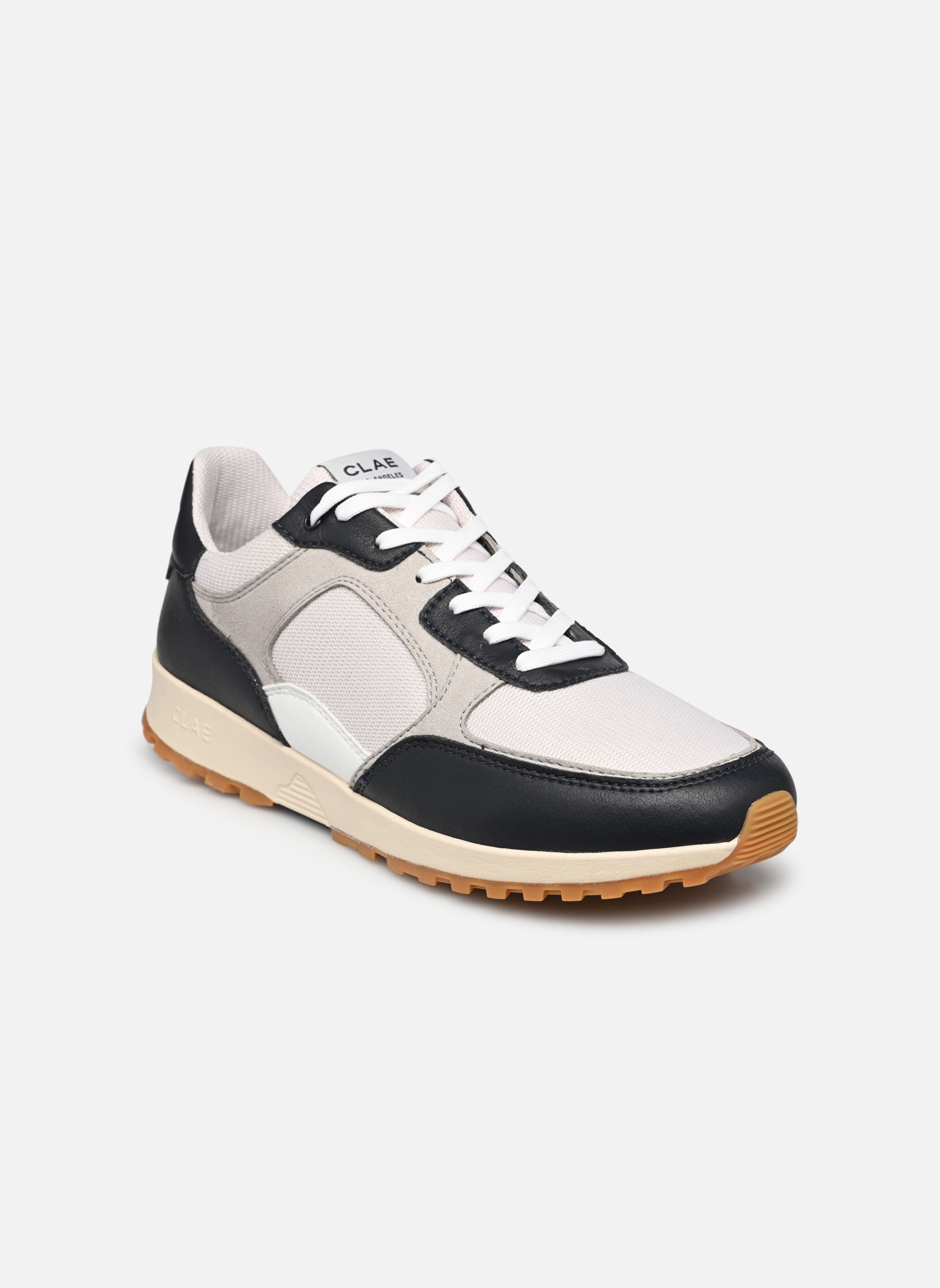 Niedrige Sneaker Joshua M herren weiß Clae Niedrige Sneaker Joshua M herren weiß NAVY WHITE MICROCHIP
