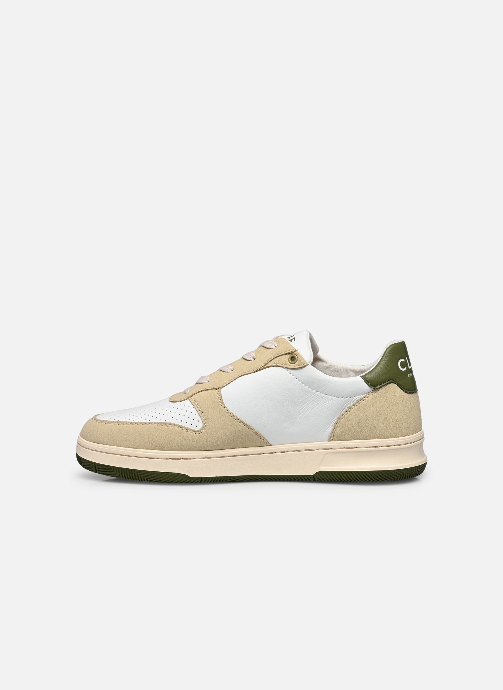 Baskets basses Malone Vegan M homme blanc Clae Baskets basses Malone Vegan M homme blanc VANILLA WHITE OLIVE