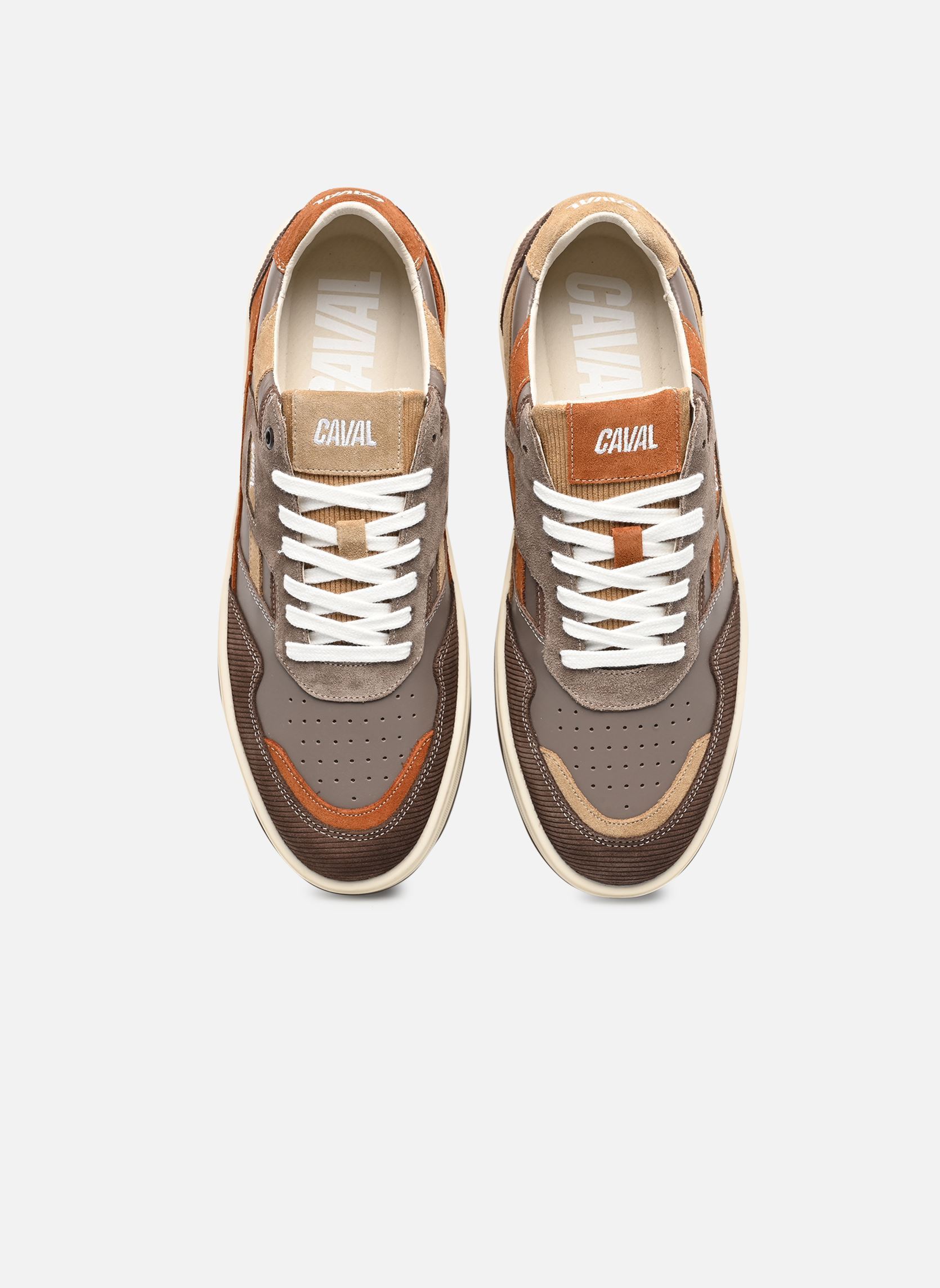 Niedrige Sneaker Playground M herren braun Caval Niedrige Sneaker Playground M herren braun CHESTNUT CORDUROY
