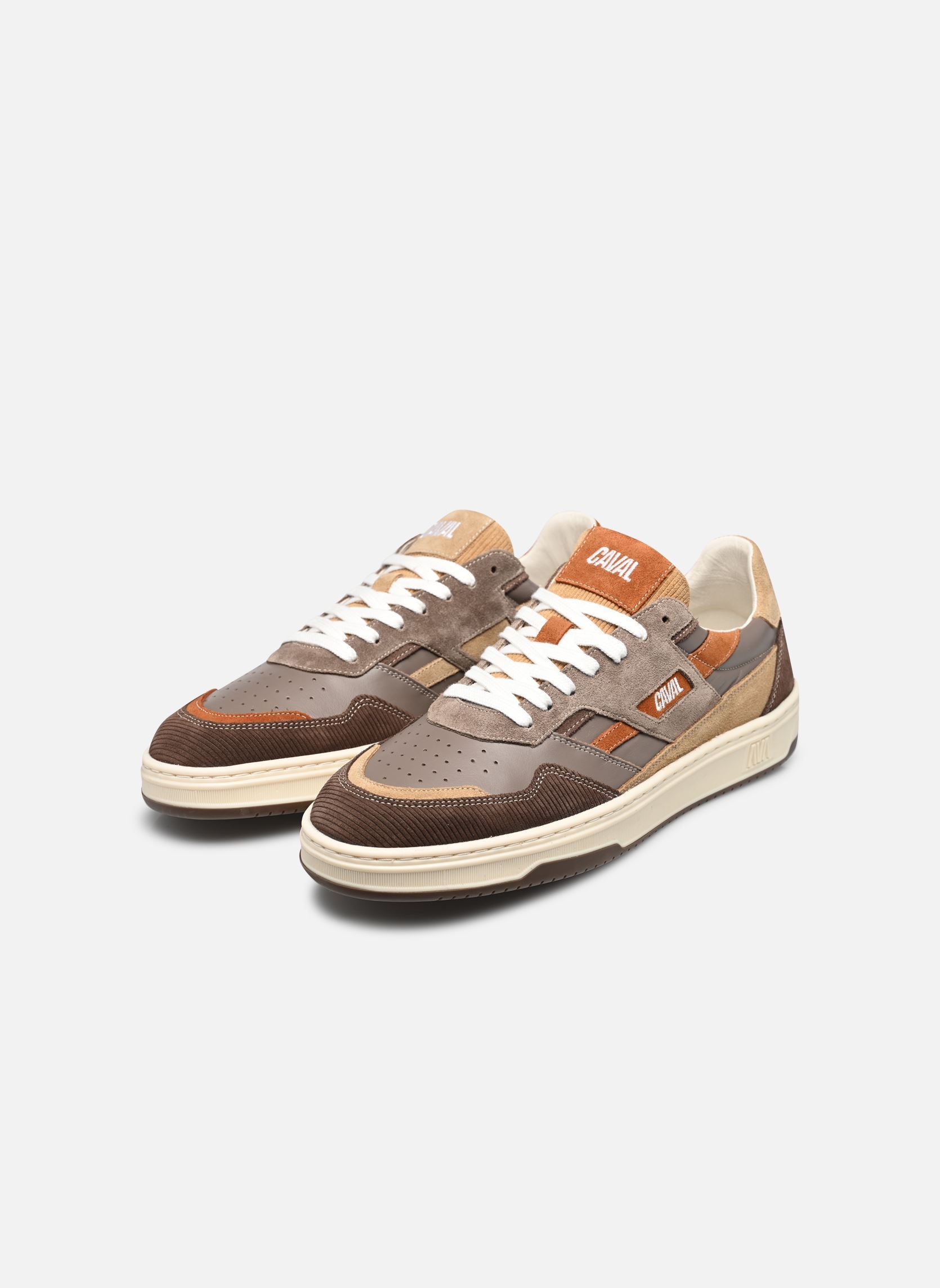 Niedrige Sneaker Playground M herren braun Caval Niedrige Sneaker Playground M herren braun CHESTNUT CORDUROY