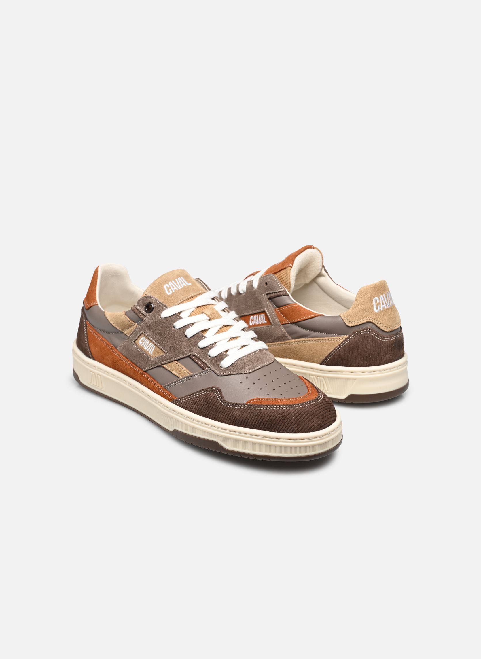 Niedrige Sneaker Playground M herren braun Caval Niedrige Sneaker Playground M herren braun CHESTNUT CORDUROY