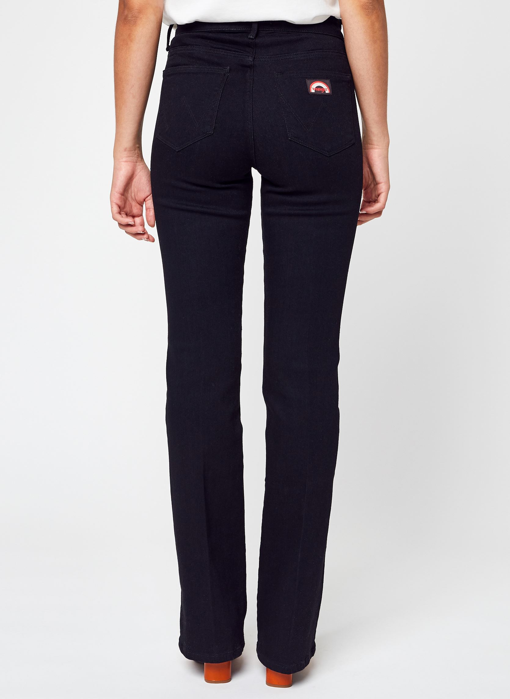 Jeans flare Flare femme noir Wrangler Jeans flare Flare femme noir Black