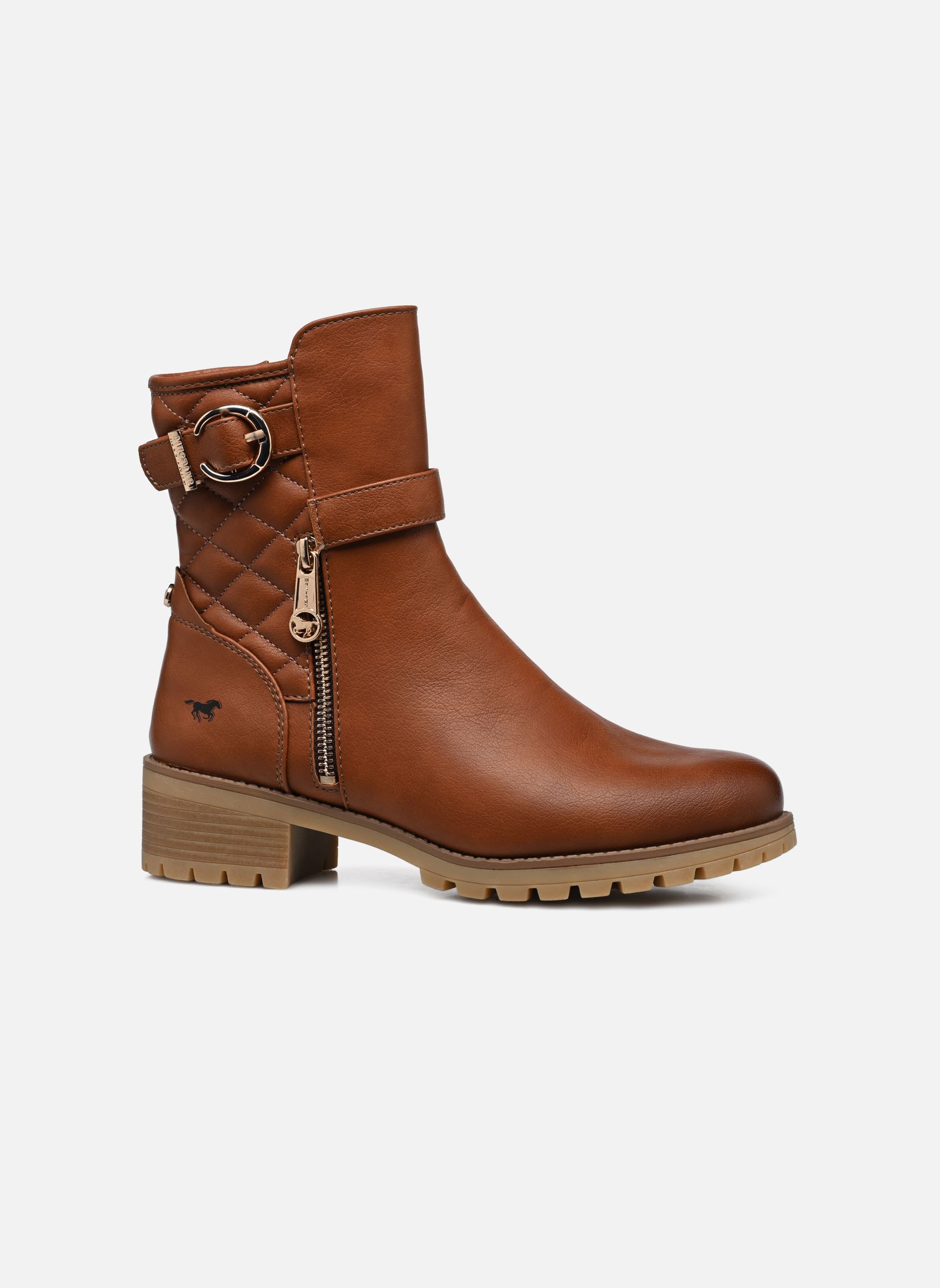Bottines basses Sohag femme marron Mustang shoes Bottines basses Sohag femme marron Kastanie
