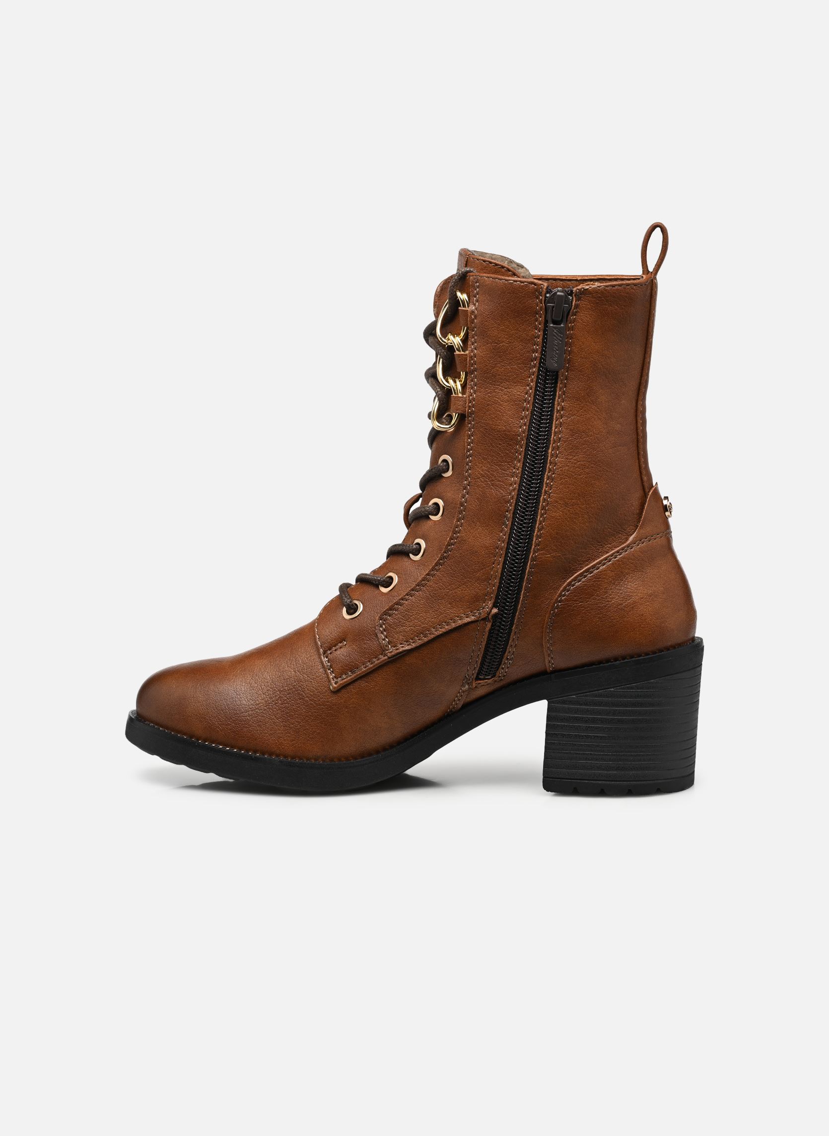 Geschnürte Stiefeletten Dessouk damen braun Mustang shoes Geschnürte Stiefeletten Dessouk damen braun Cognac