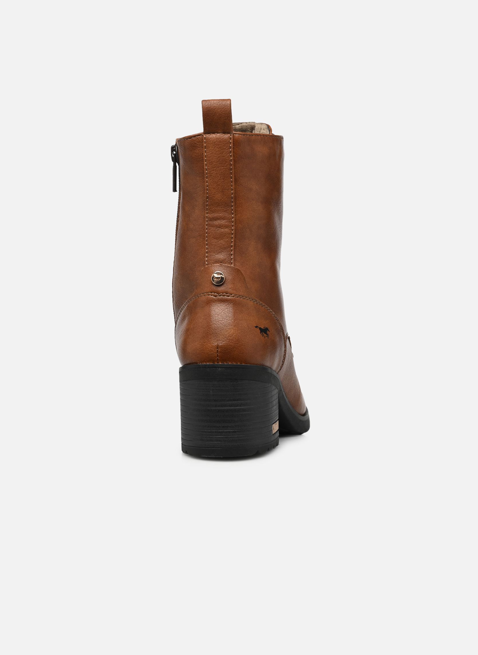 Geschnürte Stiefeletten Dessouk damen braun Mustang shoes Geschnürte Stiefeletten Dessouk damen braun Cognac