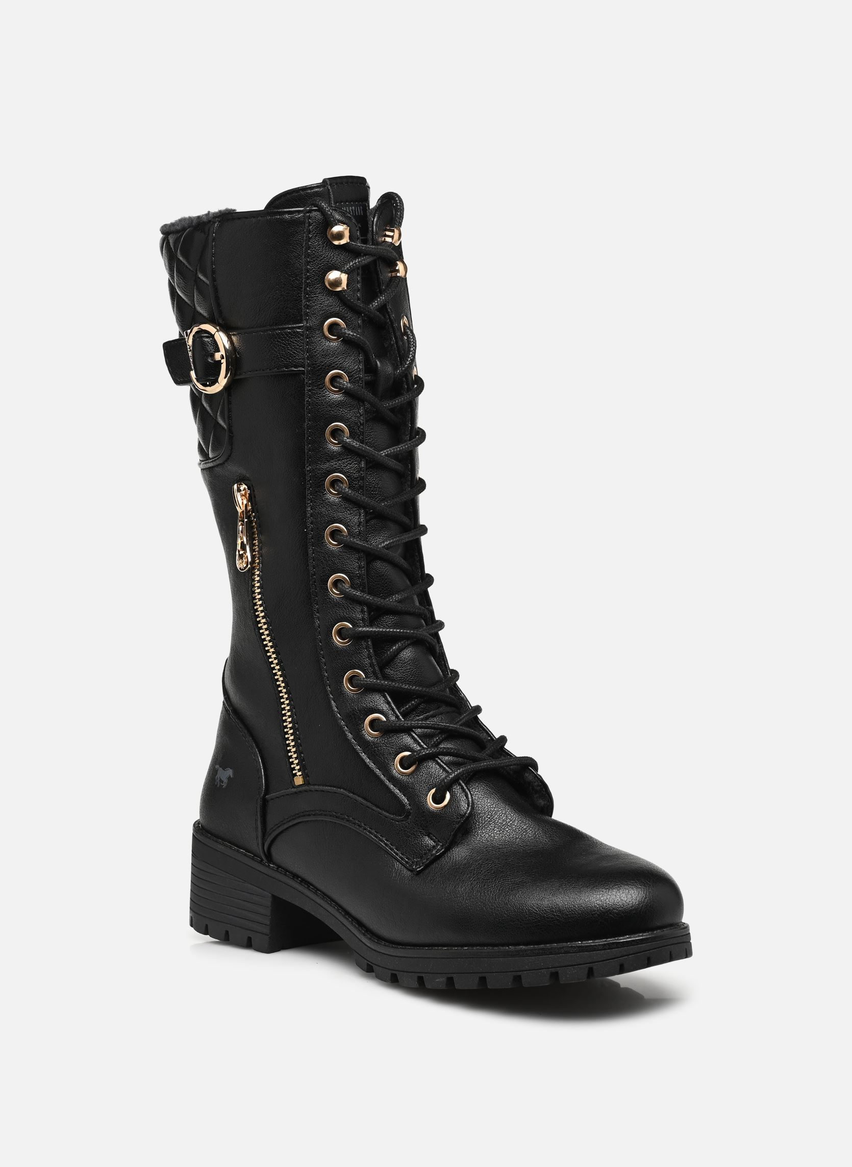 Mustang shoes Bottes Bottes - Benha femme noir | Sarenza France