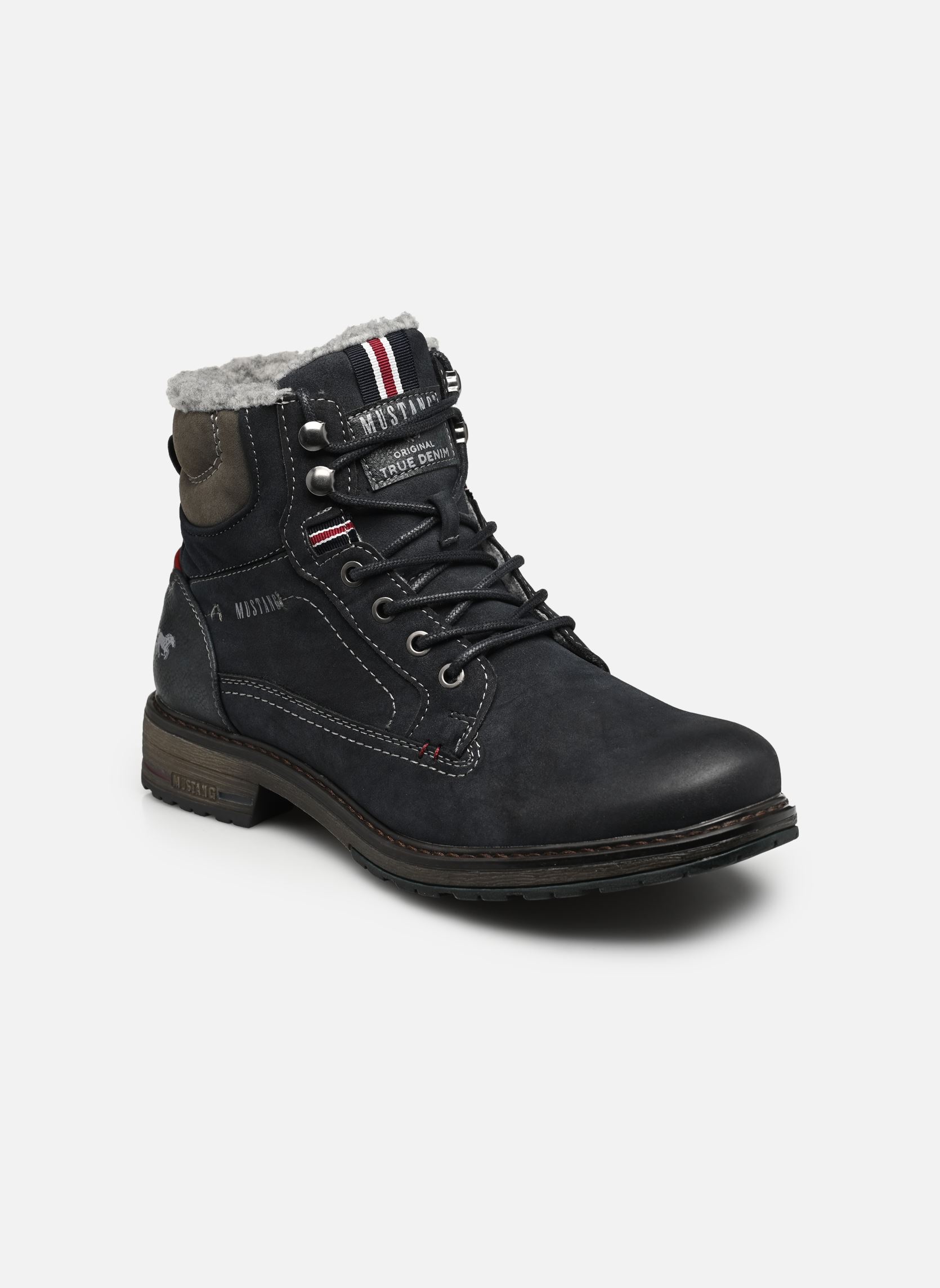 Geschnürte Stiefeletten Salt herren blau Mustang shoes Geschnürte Stiefeletten Salt herren blau Navy