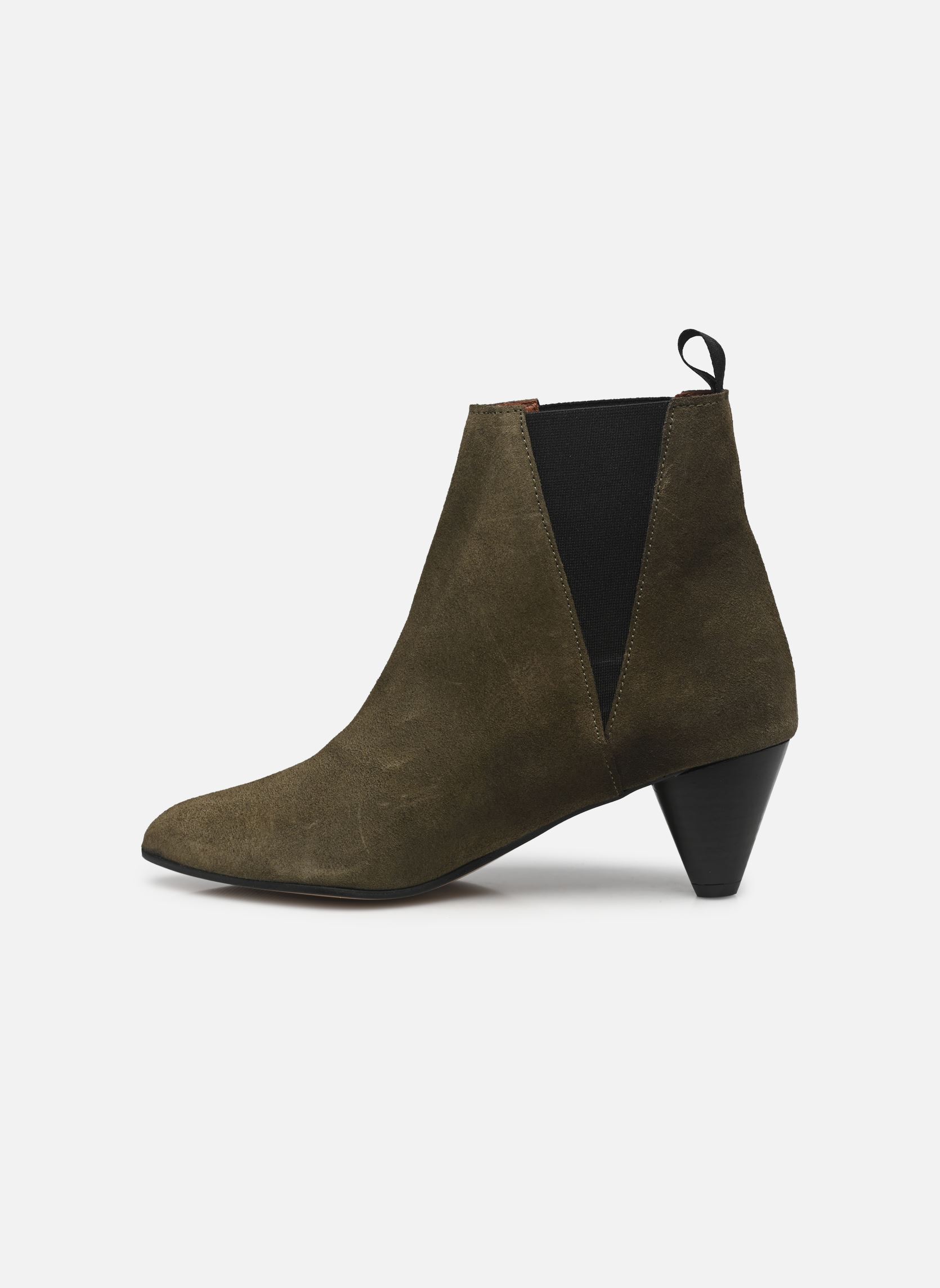 Bottines basses Clivia 50 femme vert Anonymous Copenhagen Bottines basses Clivia 50 femme vert CALF SUEDE MOSS GREEN