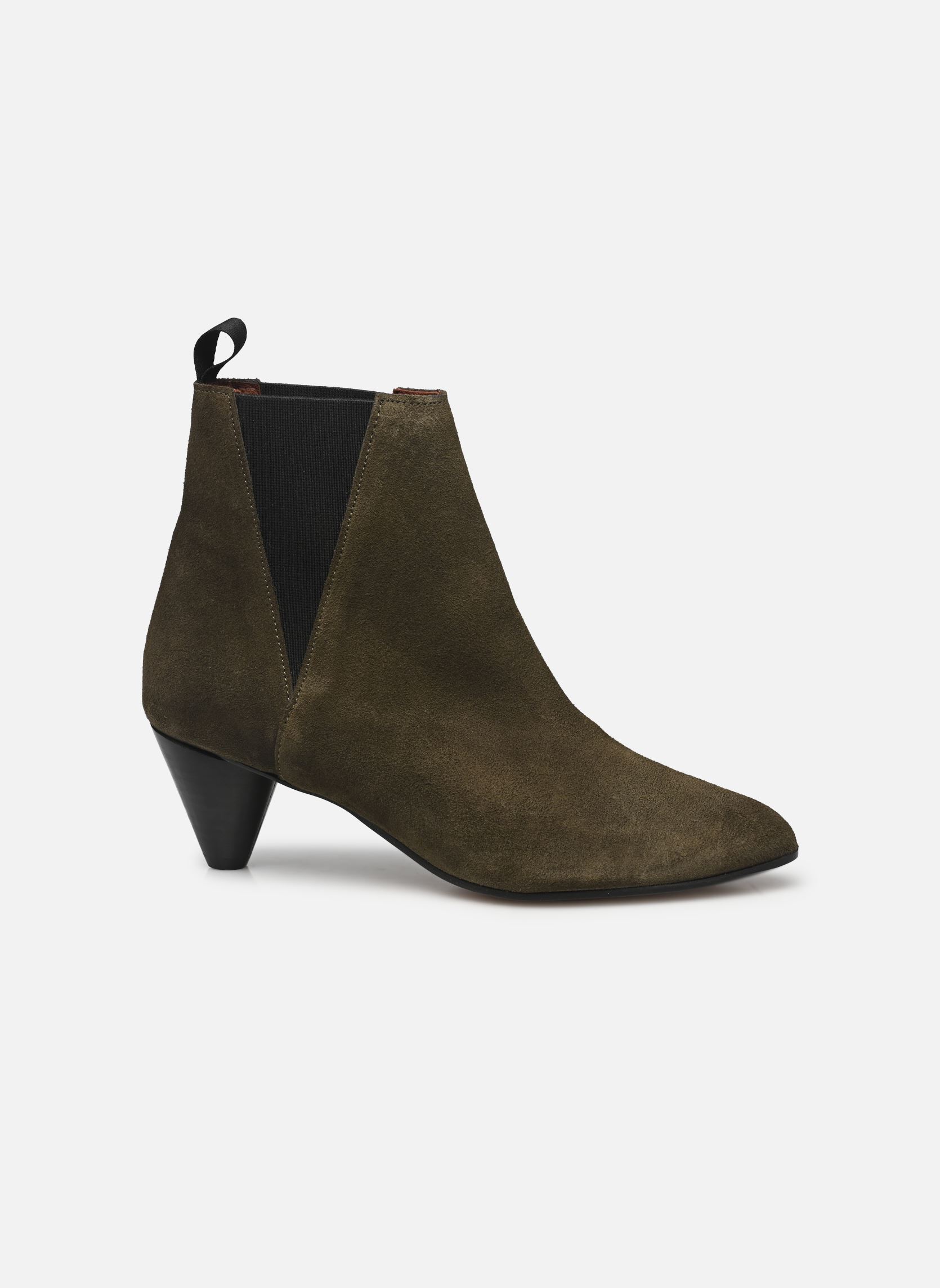 Bottines basses Clivia 50 femme vert Anonymous Copenhagen Bottines basses Clivia 50 femme vert CALF SUEDE MOSS GREEN