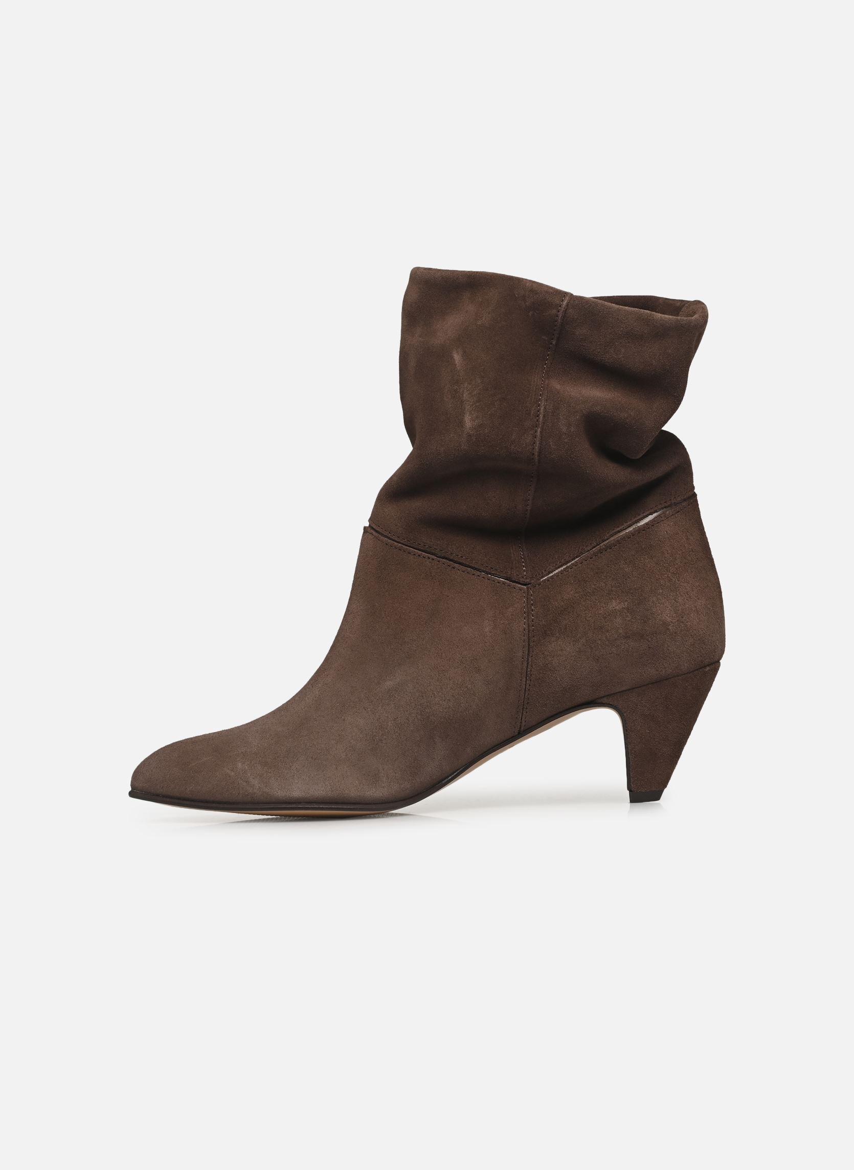 Bottines santiags Jassi 50 Stiletto femme marron Anonymous Copenhagen Bottines santiags Jassi 50 Stiletto femme marron CALF SUEDE & SLEEK LEATHER COF