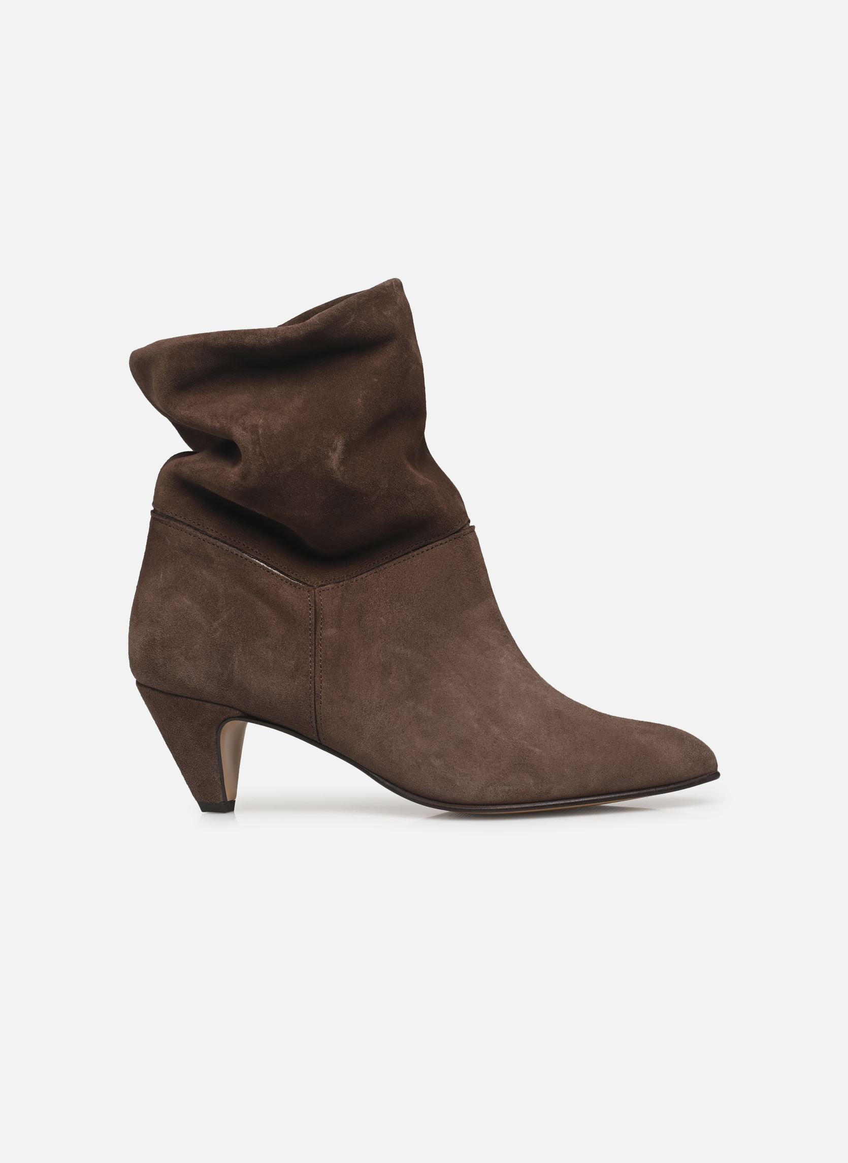 Bottines santiags Jassi 50 Stiletto femme marron Anonymous Copenhagen Bottines santiags Jassi 50 Stiletto femme marron CALF SUEDE & SLEEK LEATHER COF