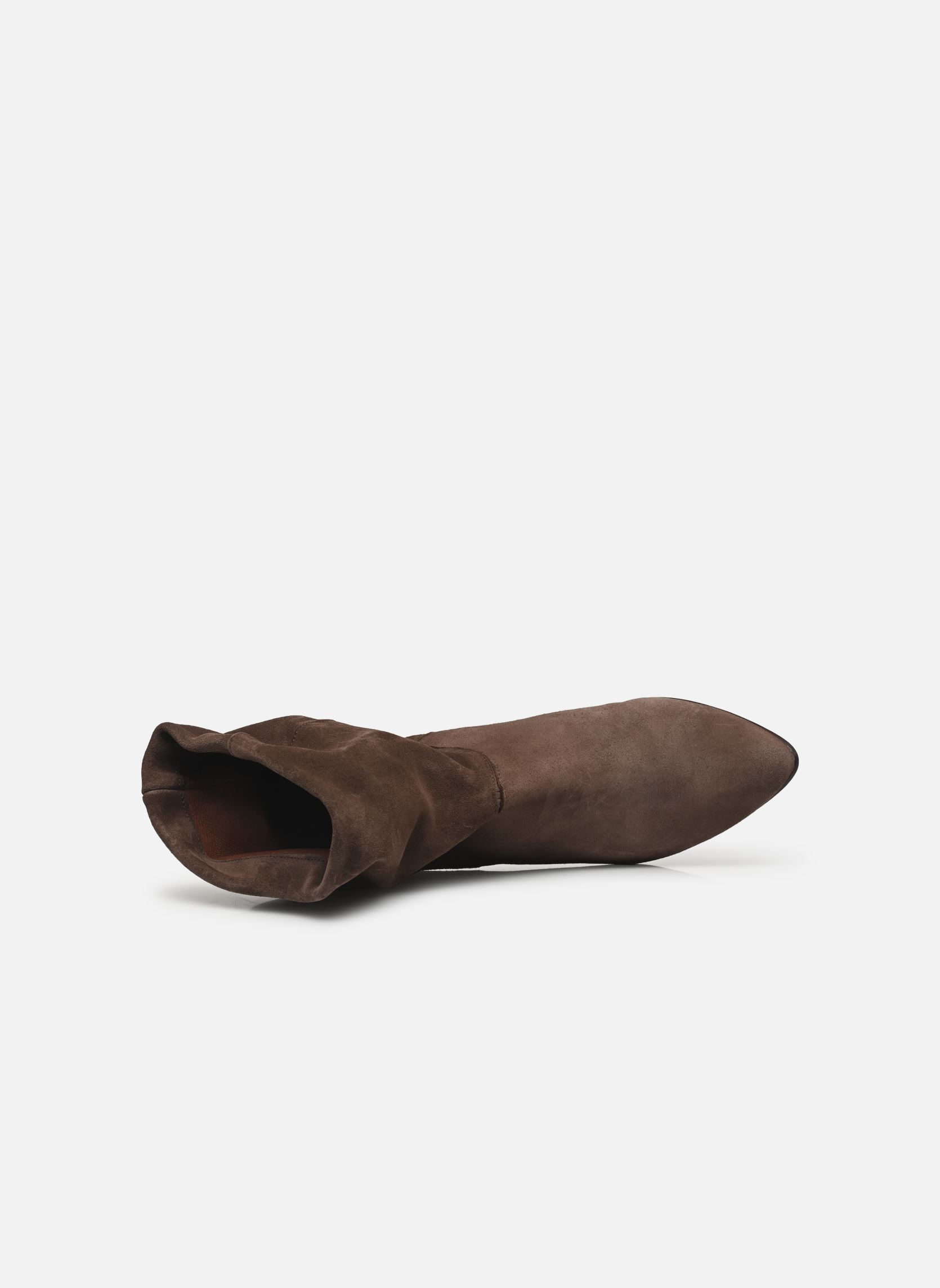 Bottines santiags Jassi 50 Stiletto femme marron Anonymous Copenhagen Bottines santiags Jassi 50 Stiletto femme marron CALF SUEDE & SLEEK LEATHER COF