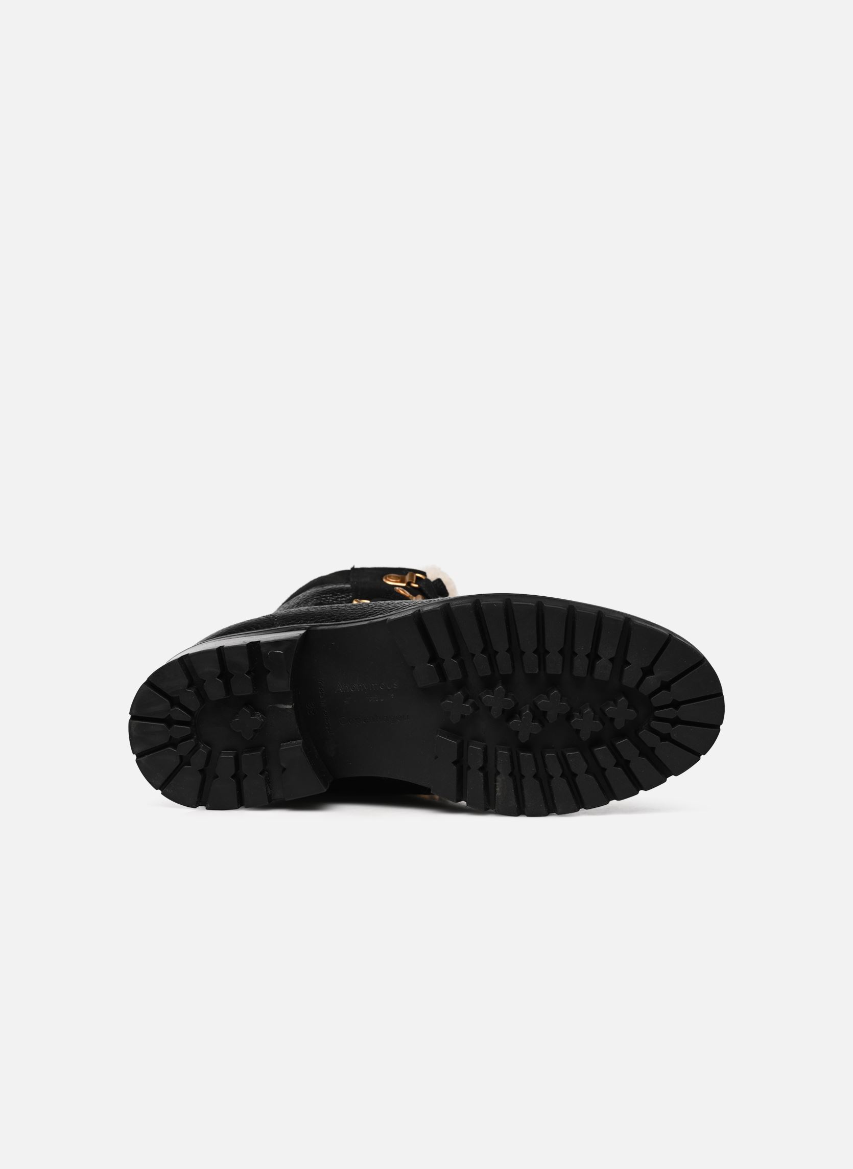 Geschnürte Stiefeletten Teddi Grained damen schwarz Anonymous Copenhagen Geschnürte Stiefeletten Teddi Grained damen schwarz SOFT CALF BLACK