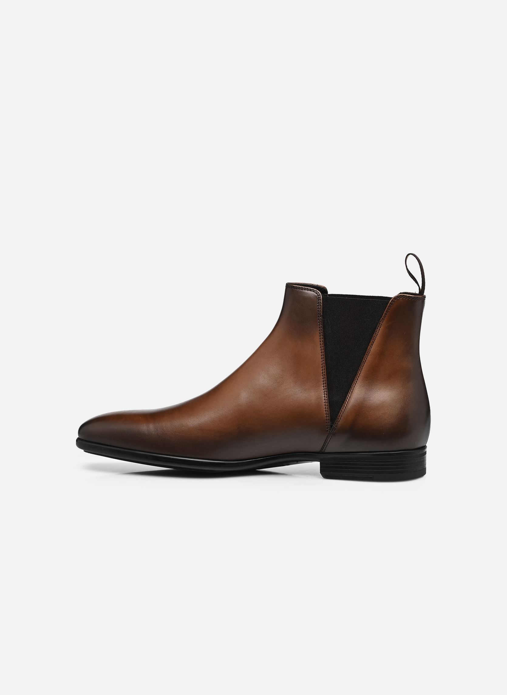 Bottines et boots Chelsea Deco homme marron Doucal's Bottines et boots Chelsea Deco homme marron WOOD