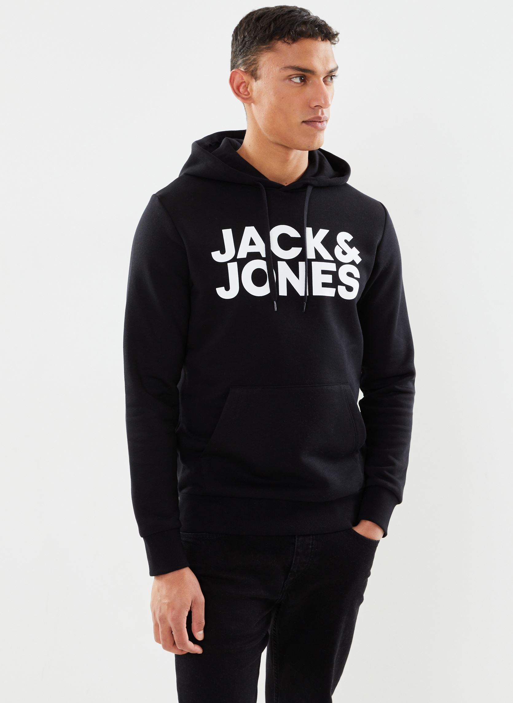 Vêtements Jack & Jones Jjecorp Logo Sweat Hood Print pour  Accessoires