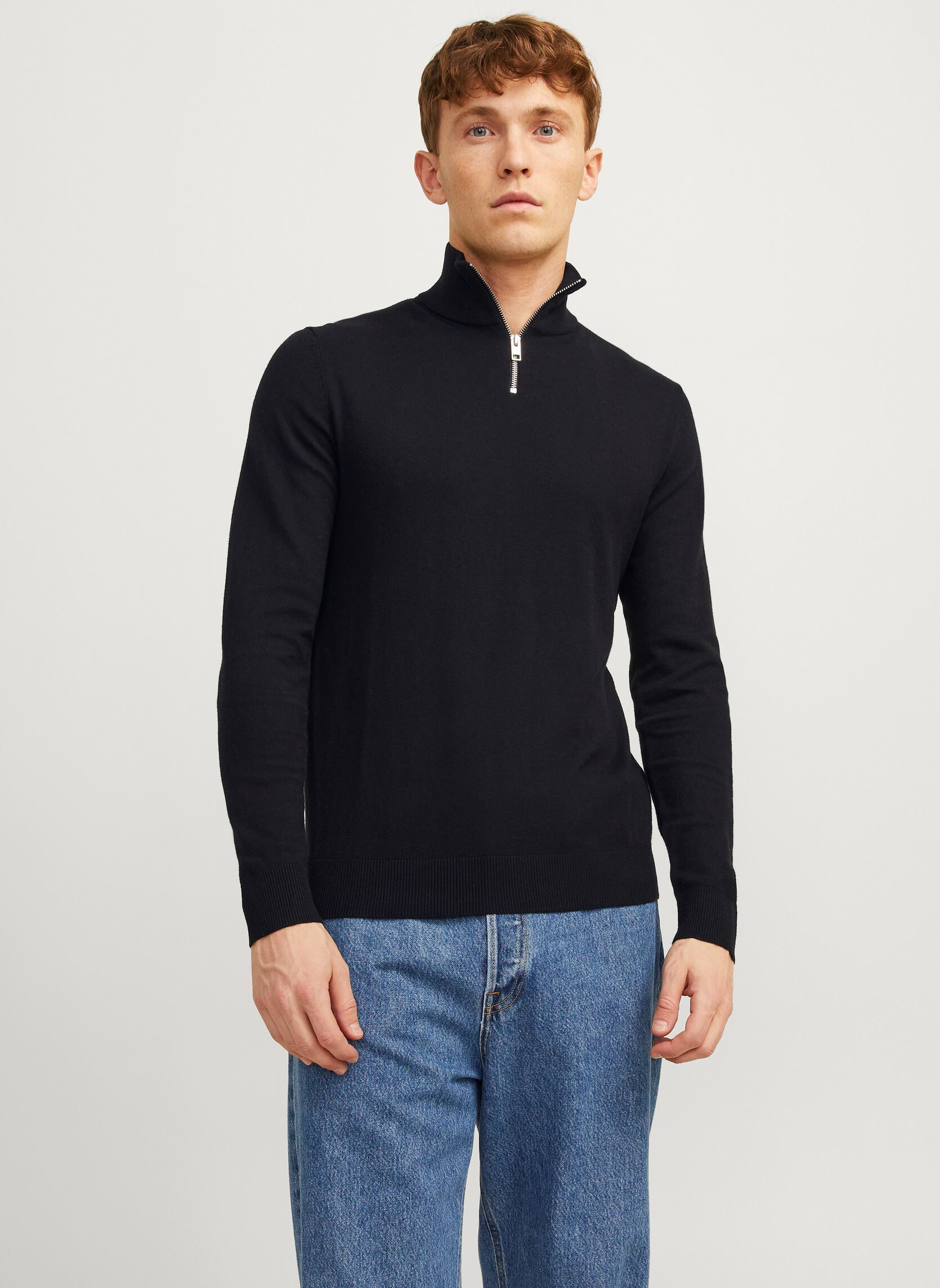 Vêtements Jack & Jones Jjeperfect Knit Half Zip Sn pour Accessoires - vue 10