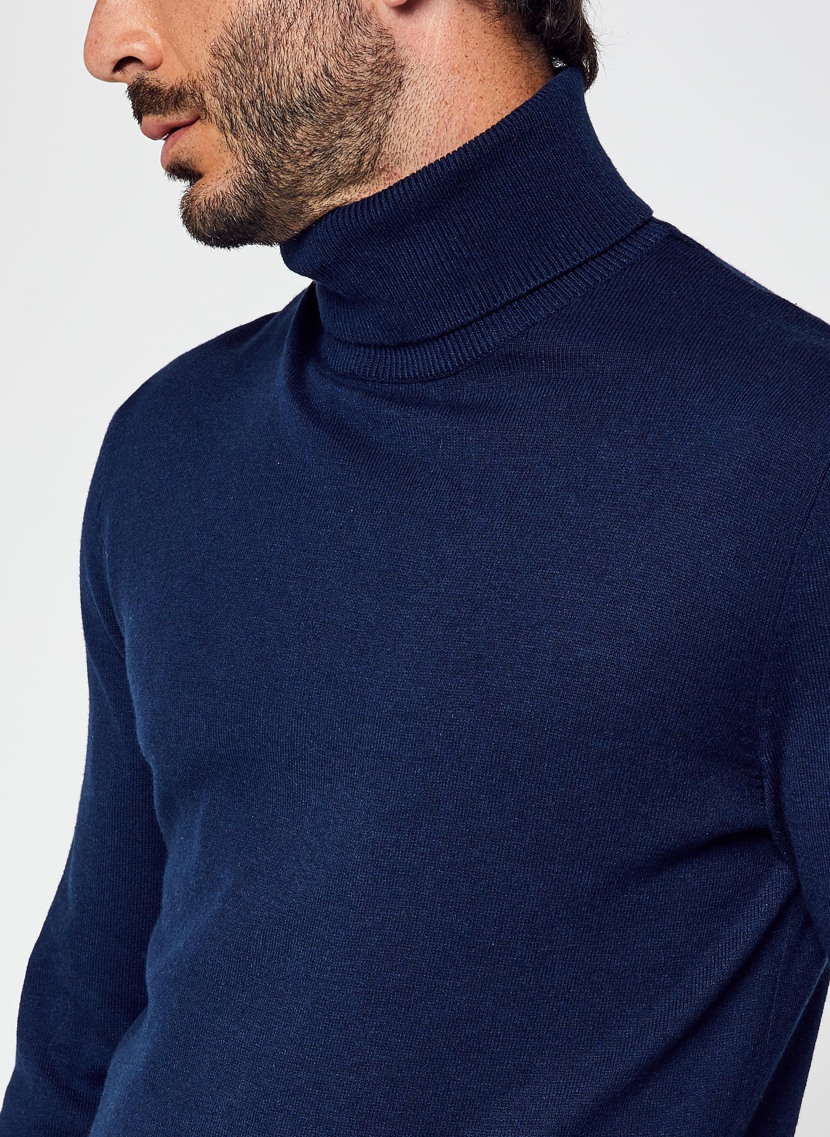 Pulls Jjeemil Knit Roll Neck Noos homme bleu Jack & Jones Pulls Jjeemil Knit Roll Neck Noos homme bleu NAVY BLAZER
