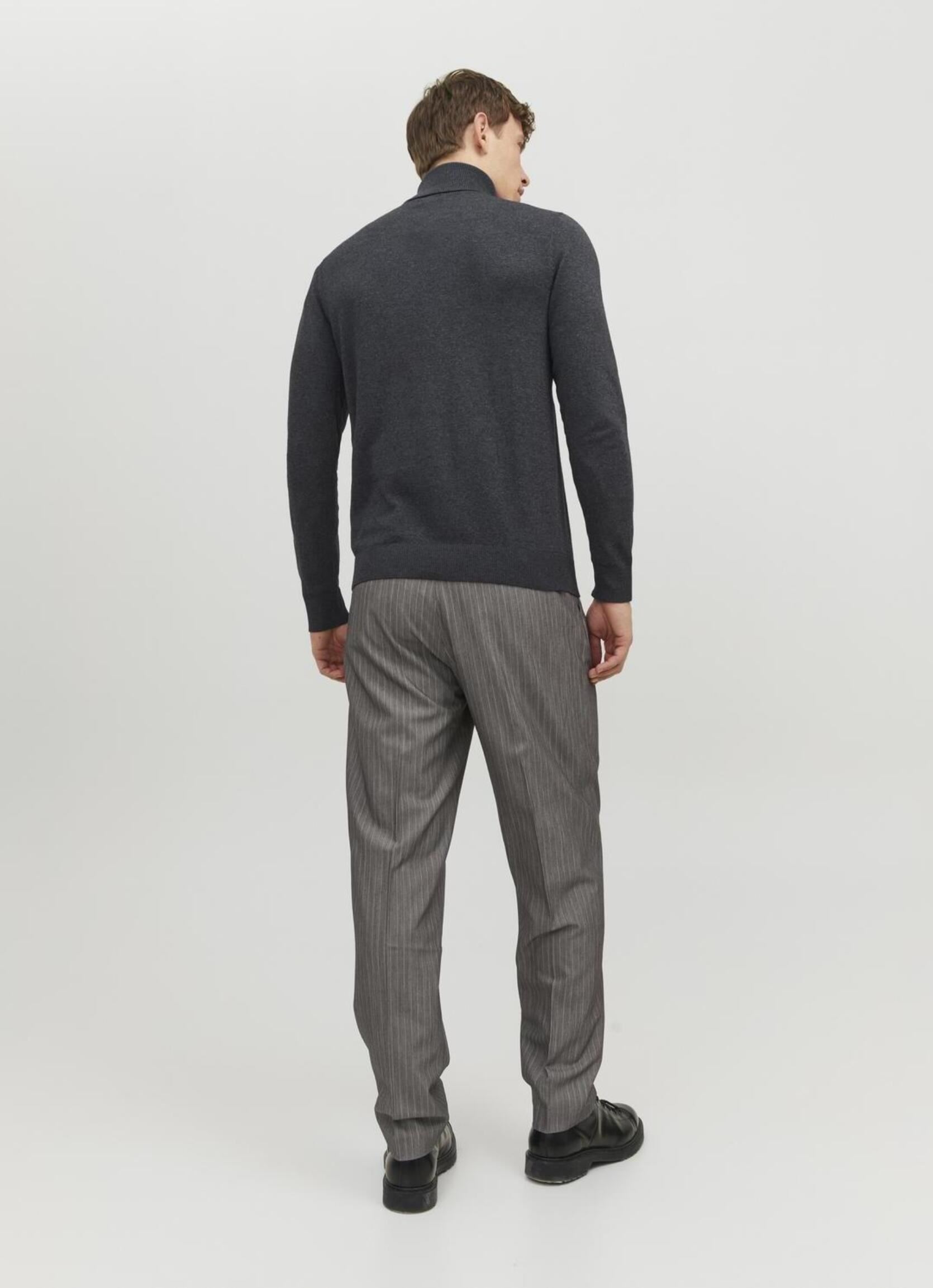 Pulls Jjeemil Knit Roll Neck Noos homme gris Jack & Jones Pulls Jjeemil Knit Roll Neck Noos homme gris DARK GREY MELANGE