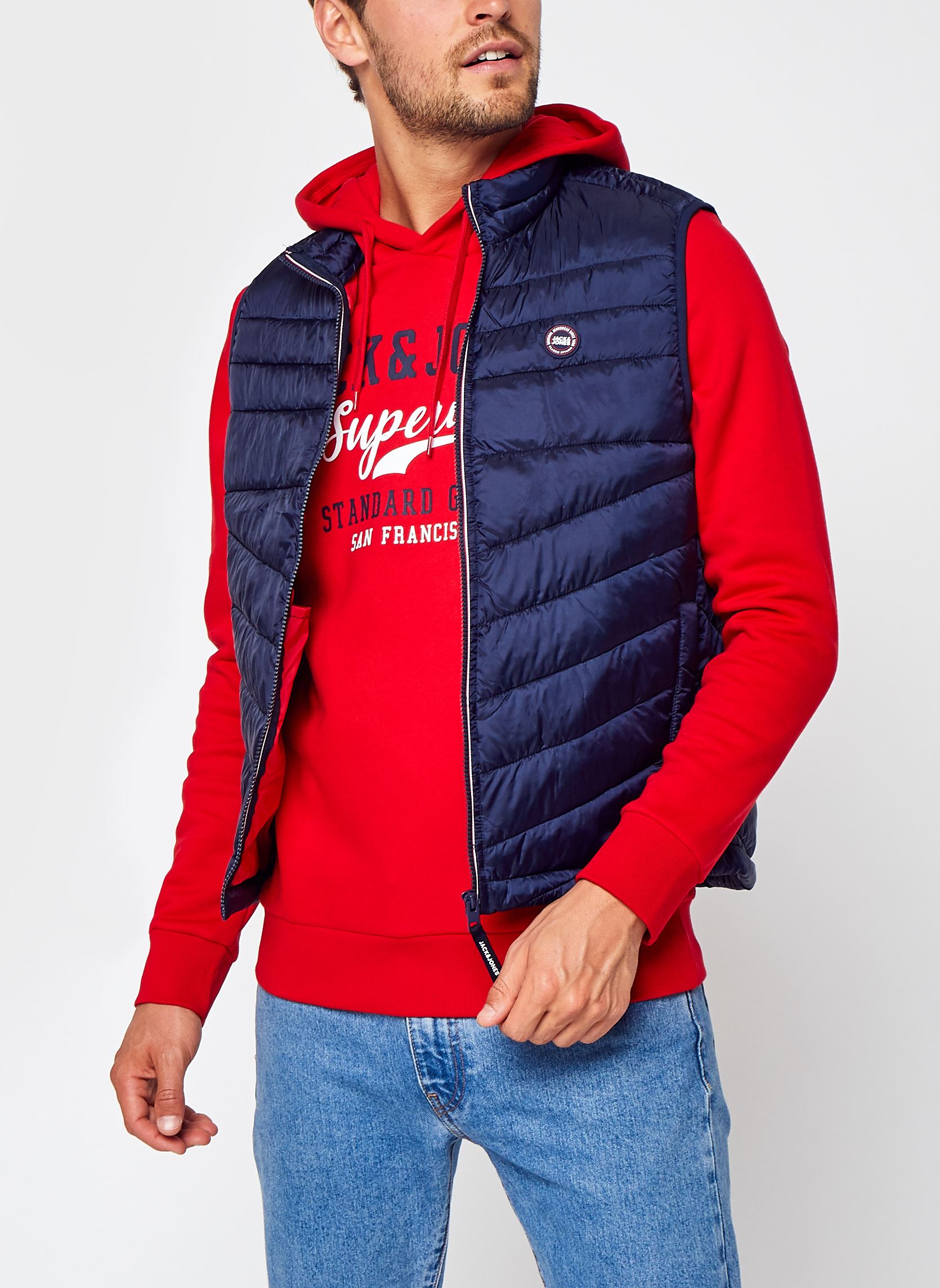 Vêtements Jack & Jones Jjehero Bodywarmer Collar Noos pour Accessoires