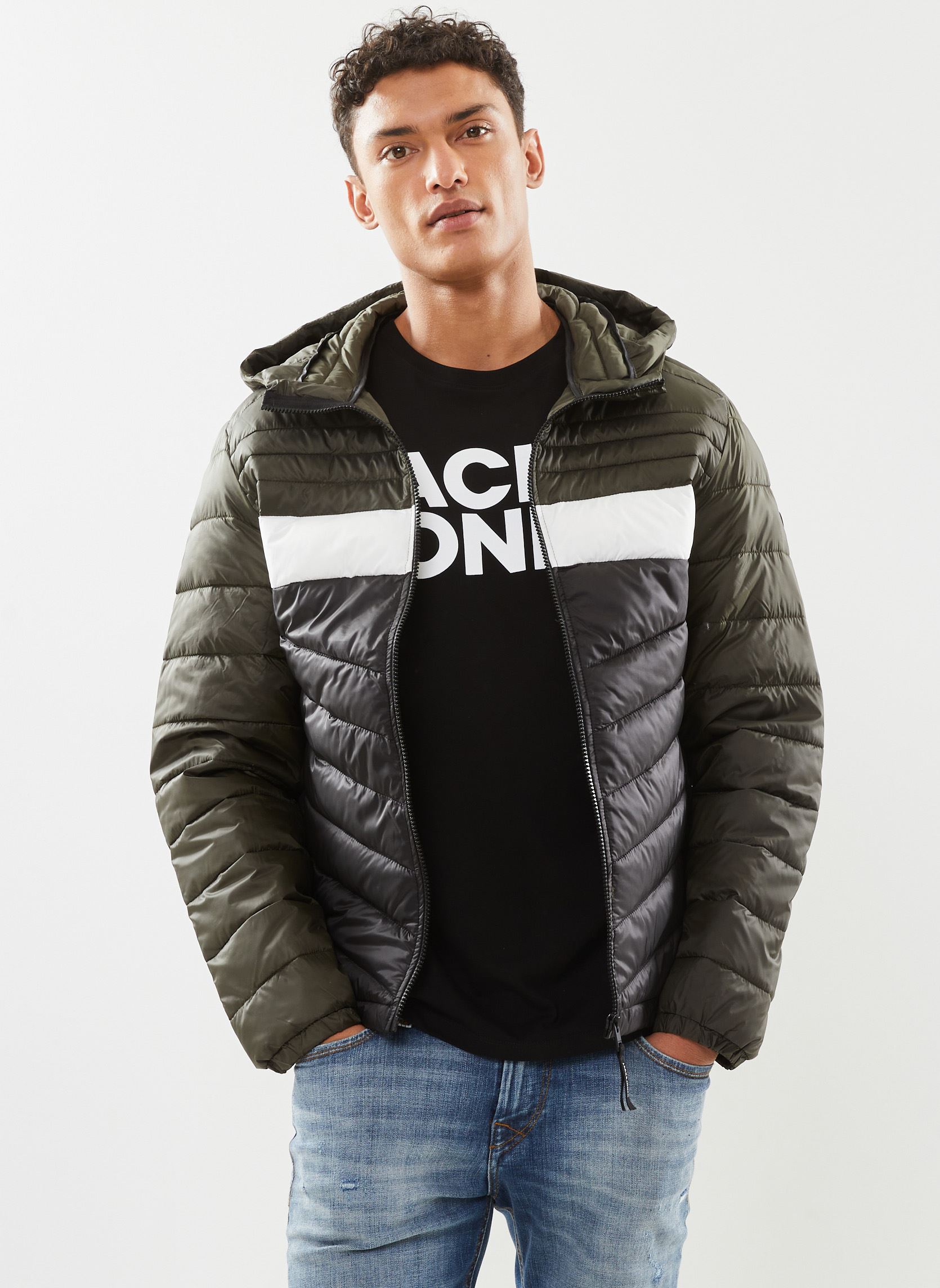 Vêtements Jack & Jones Jjehero Puffer Hood Noos pour Accessoires - vue 2