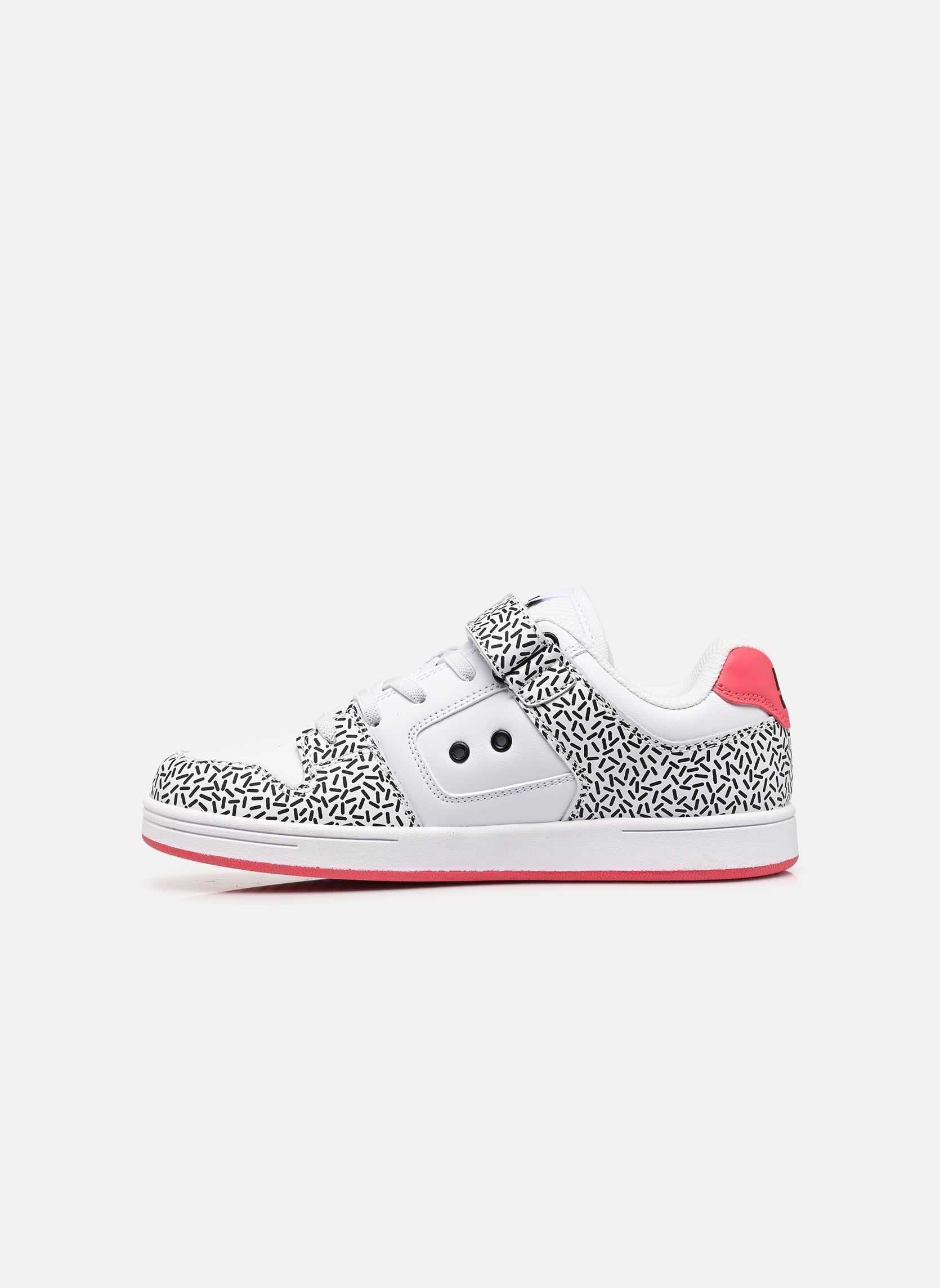 Baskets basses MANTECA 4 V E fille blanc DC Shoes Baskets basses MANTECA 4 V E fille blanc WHITE/BLACK/HOTPINK