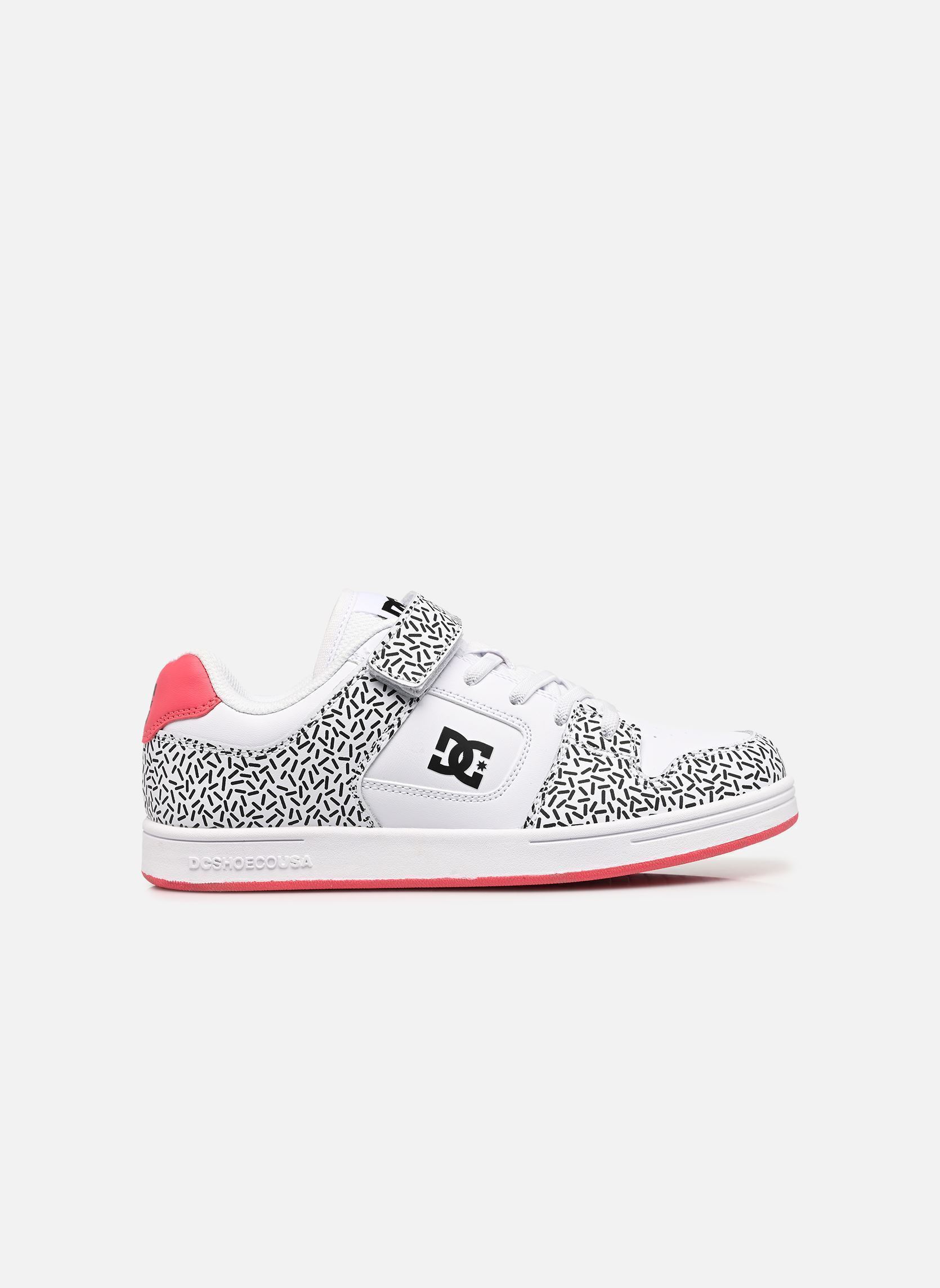 Baskets basses MANTECA 4 V E fille blanc DC Shoes Baskets basses MANTECA 4 V E fille blanc WHITE/BLACK/HOTPINK