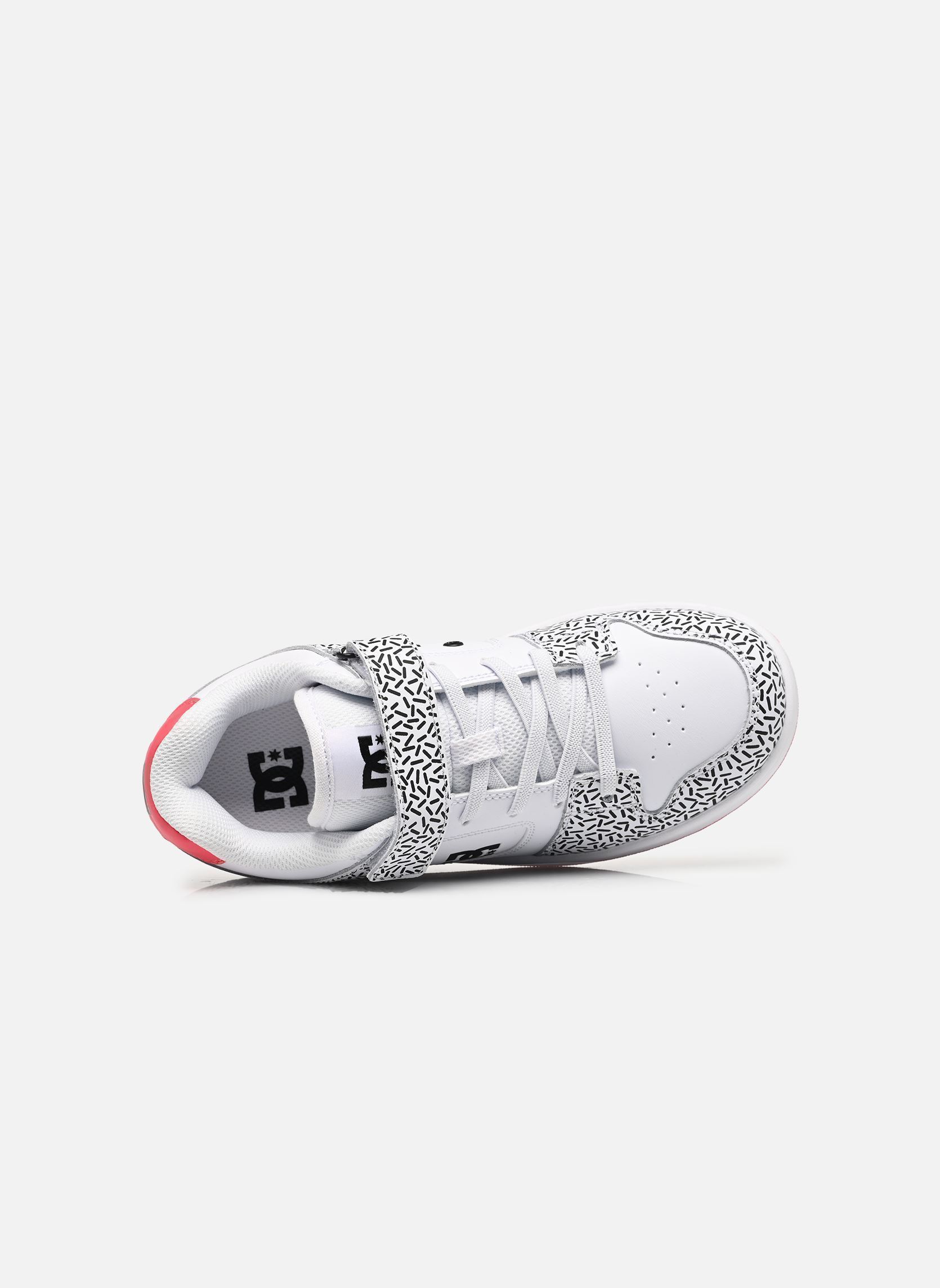 Baskets basses MANTECA 4 V E fille blanc DC Shoes Baskets basses MANTECA 4 V E fille blanc WHITE/BLACK/HOTPINK