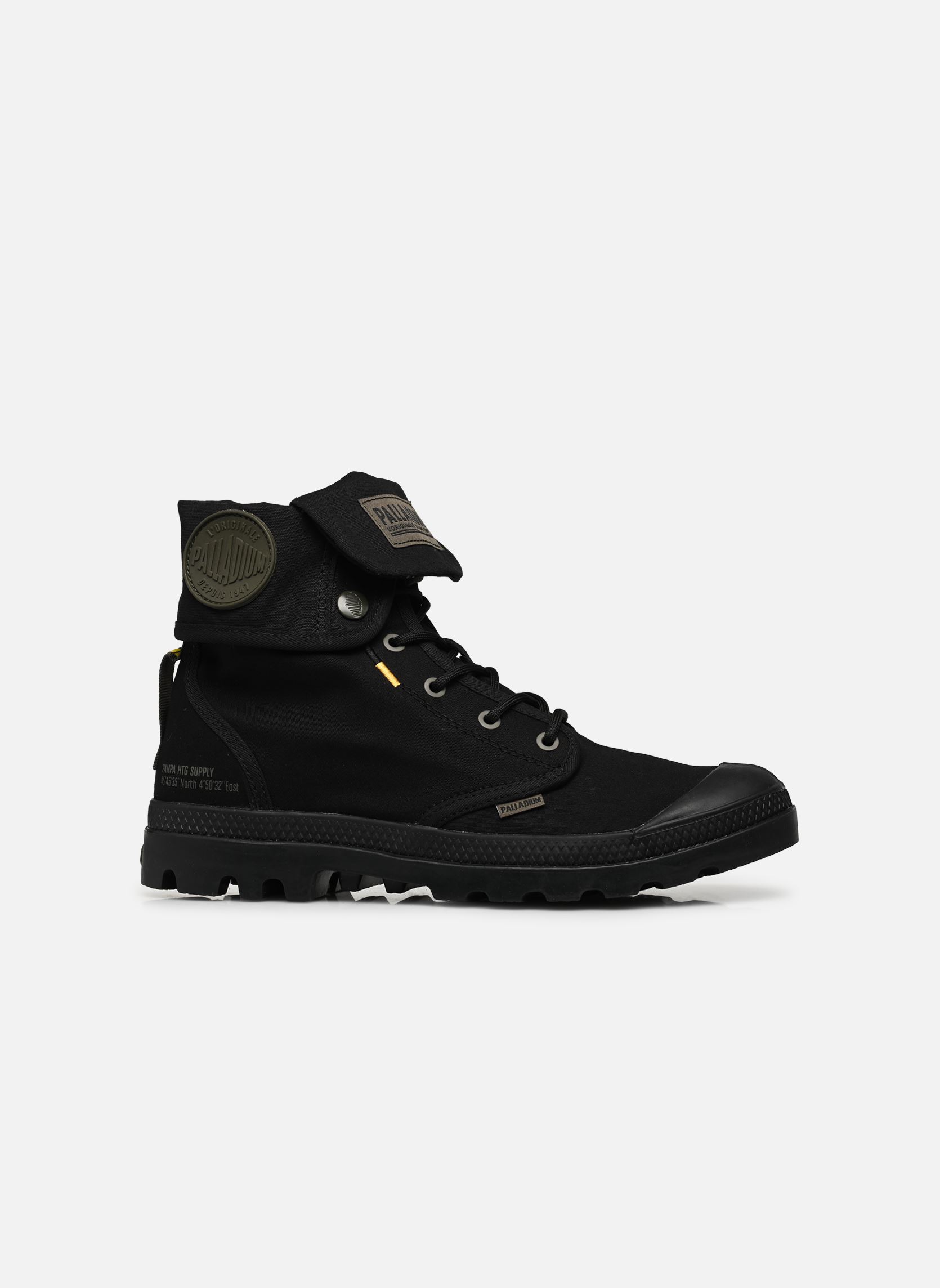 Geschnürte Stiefeletten PAMPA BAGGY SUPPLY MM herren schwarz Palladium Geschnürte Stiefeletten PAMPA BAGGY SUPPLY MM herren schwarz BLACK