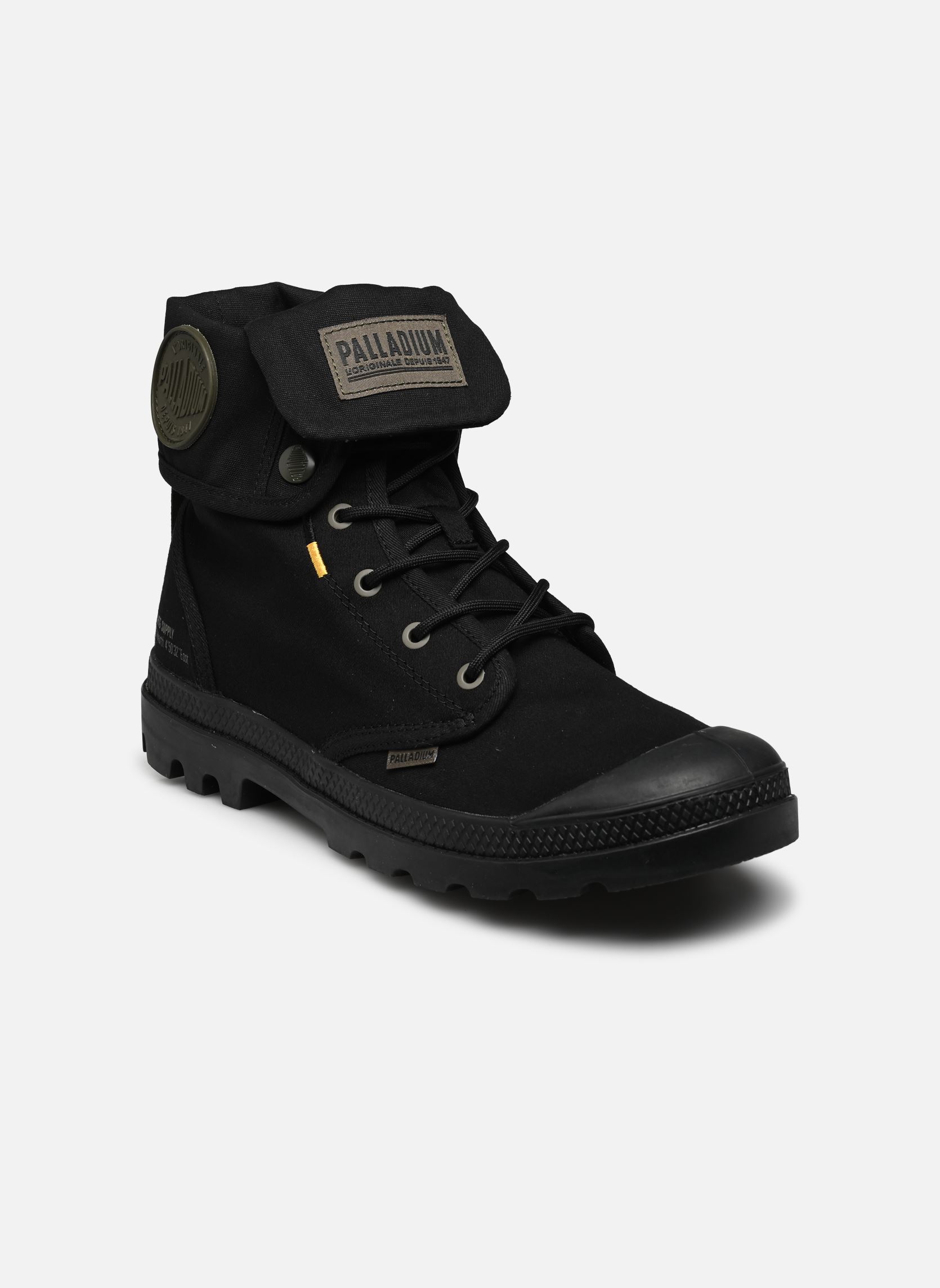Geschnürte Stiefeletten PAMPA BAGGY SUPPLY MM herren schwarz Palladium Geschnürte Stiefeletten PAMPA BAGGY SUPPLY MM herren schwarz BLACK