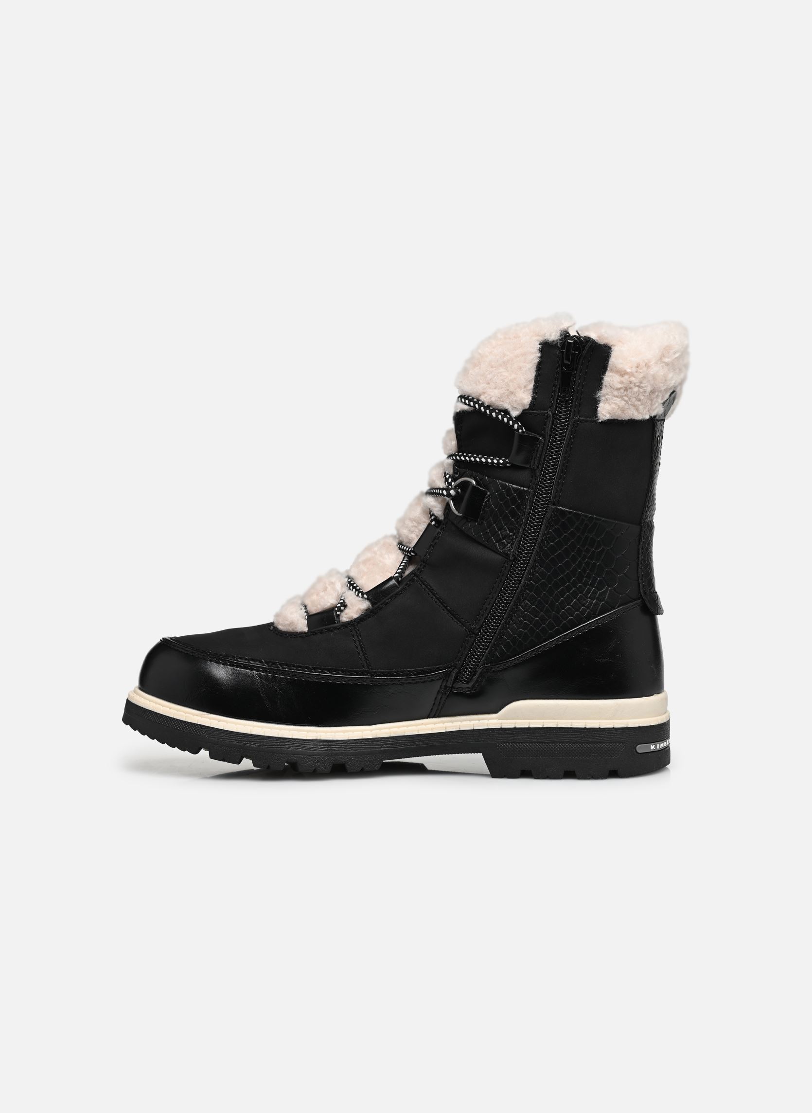 Bottines fourrées Nalia femme noir Kimberfeel Bottines fourrées Nalia femme noir Noir