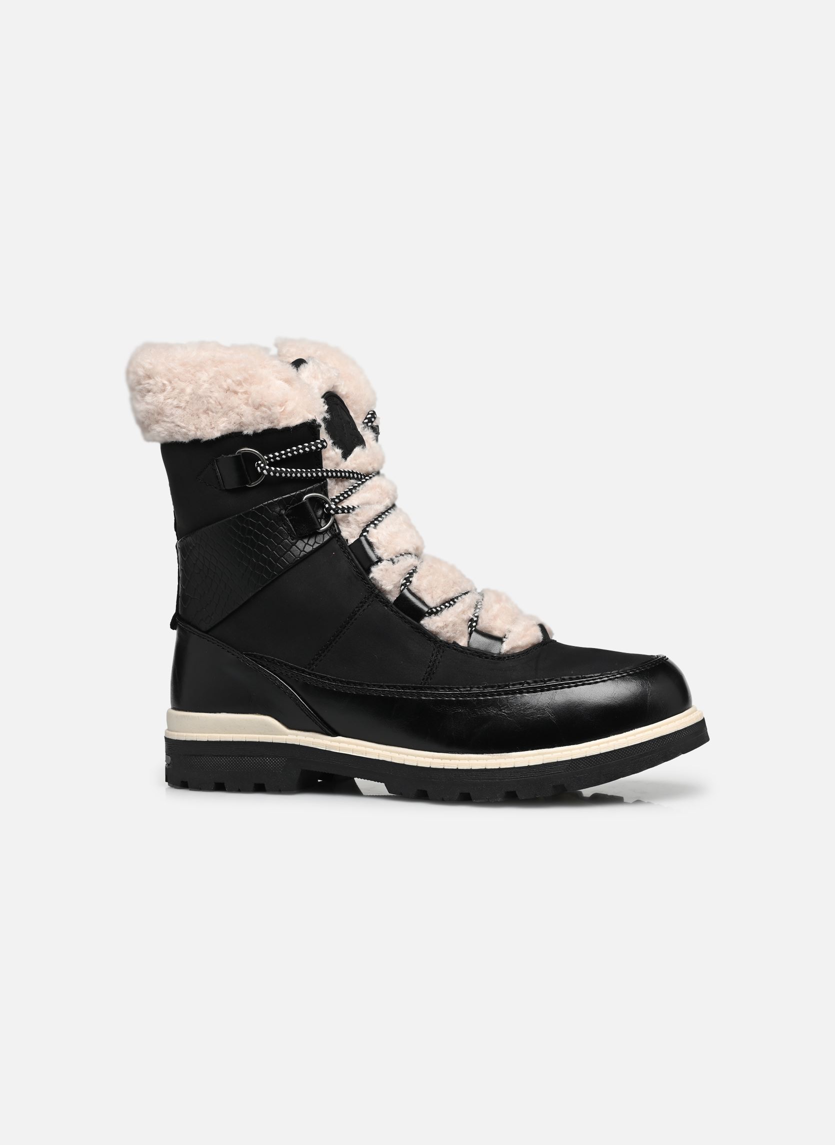 Bottines fourrées Nalia femme noir Kimberfeel Bottines fourrées Nalia femme noir Noir