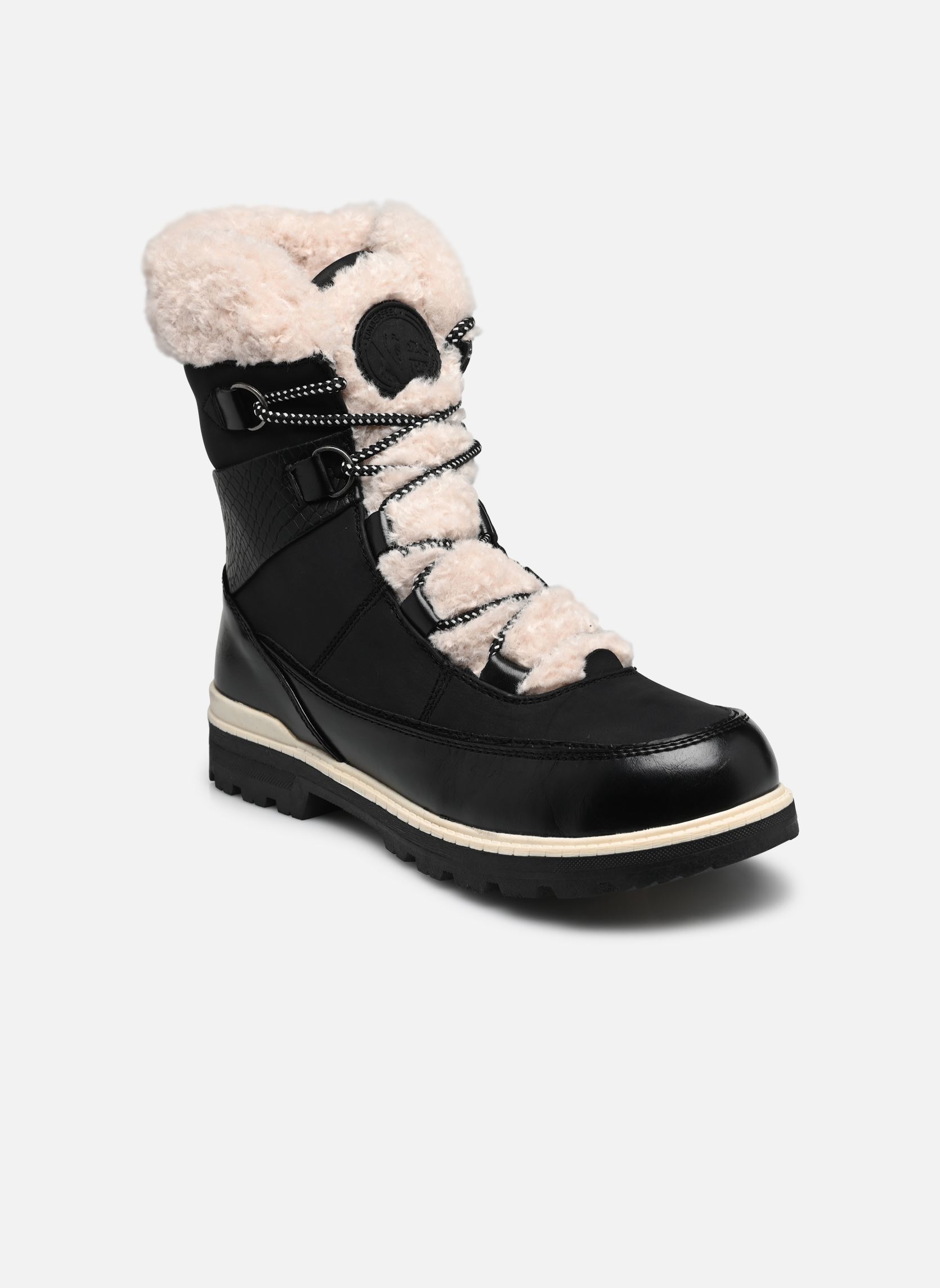 Bottines fourrées Nalia femme noir Kimberfeel Bottines fourrées Nalia femme noir Noir