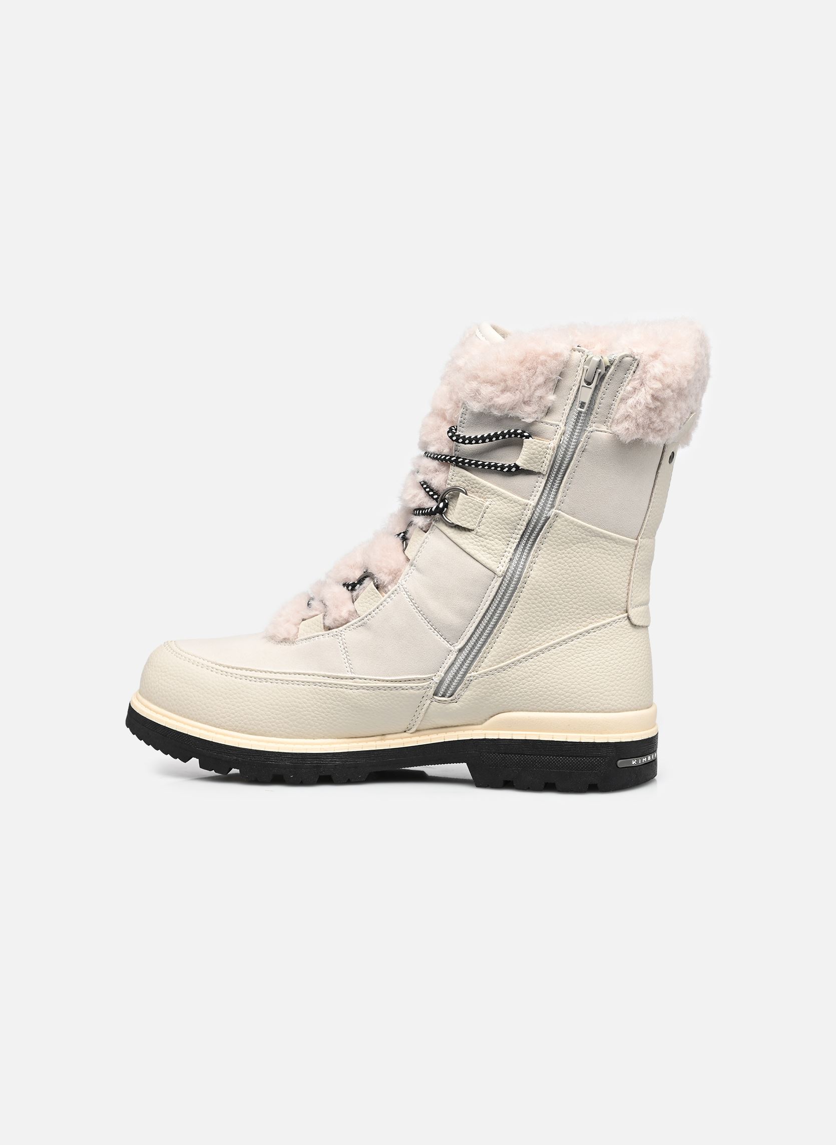 Gefütterte Stiefeletten Nalia damen weiß Kimberfeel Gefütterte Stiefeletten Nalia damen weiß Ciment